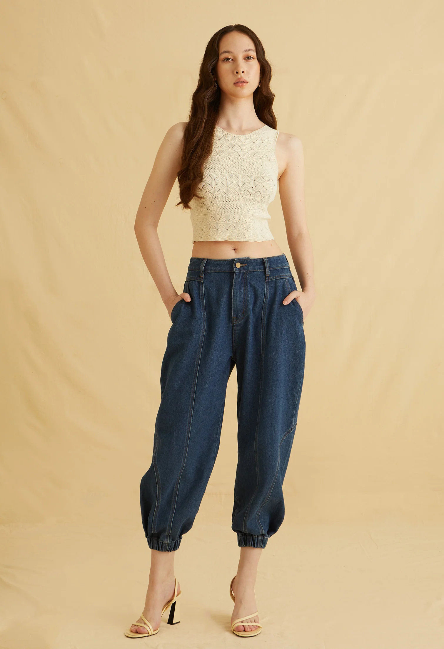 Ischia Cuffed Denim Jeans