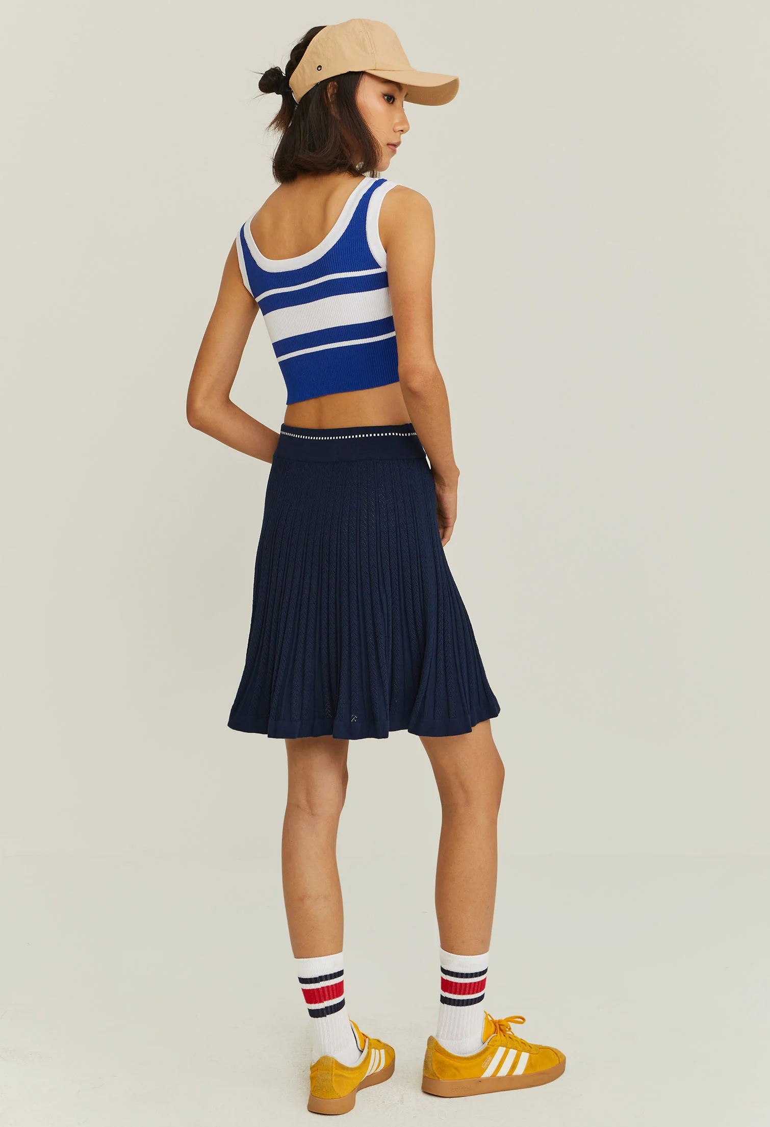 Panelled Knit Skirt