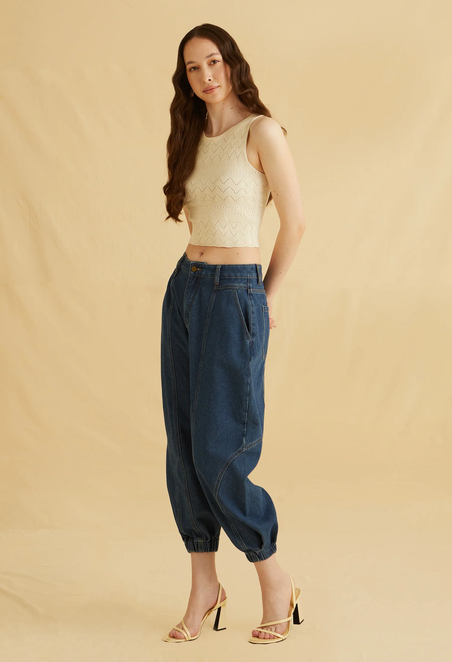 Ischia Cuffed Denim Jeans