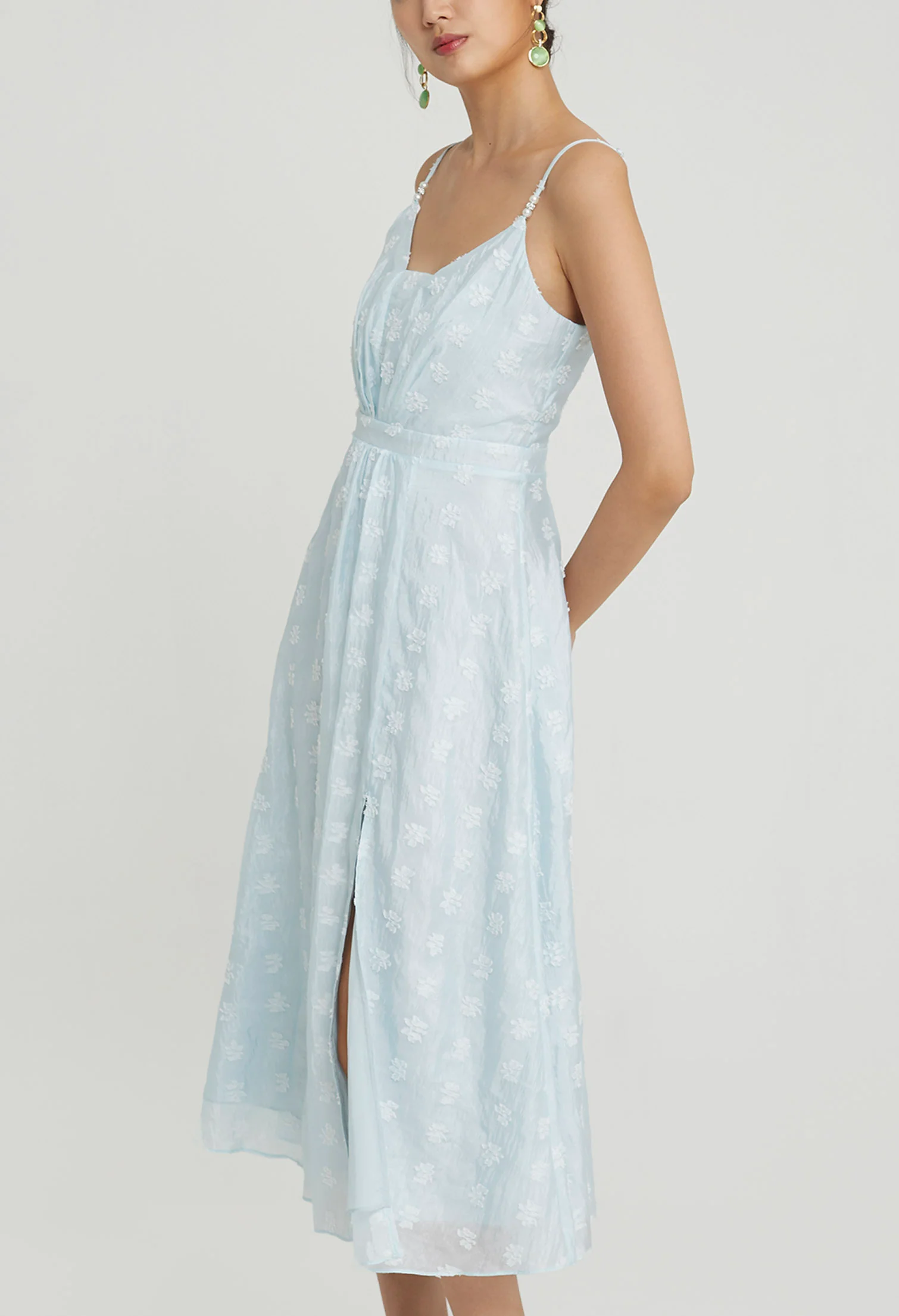 Daisy Organza Midi Dress
