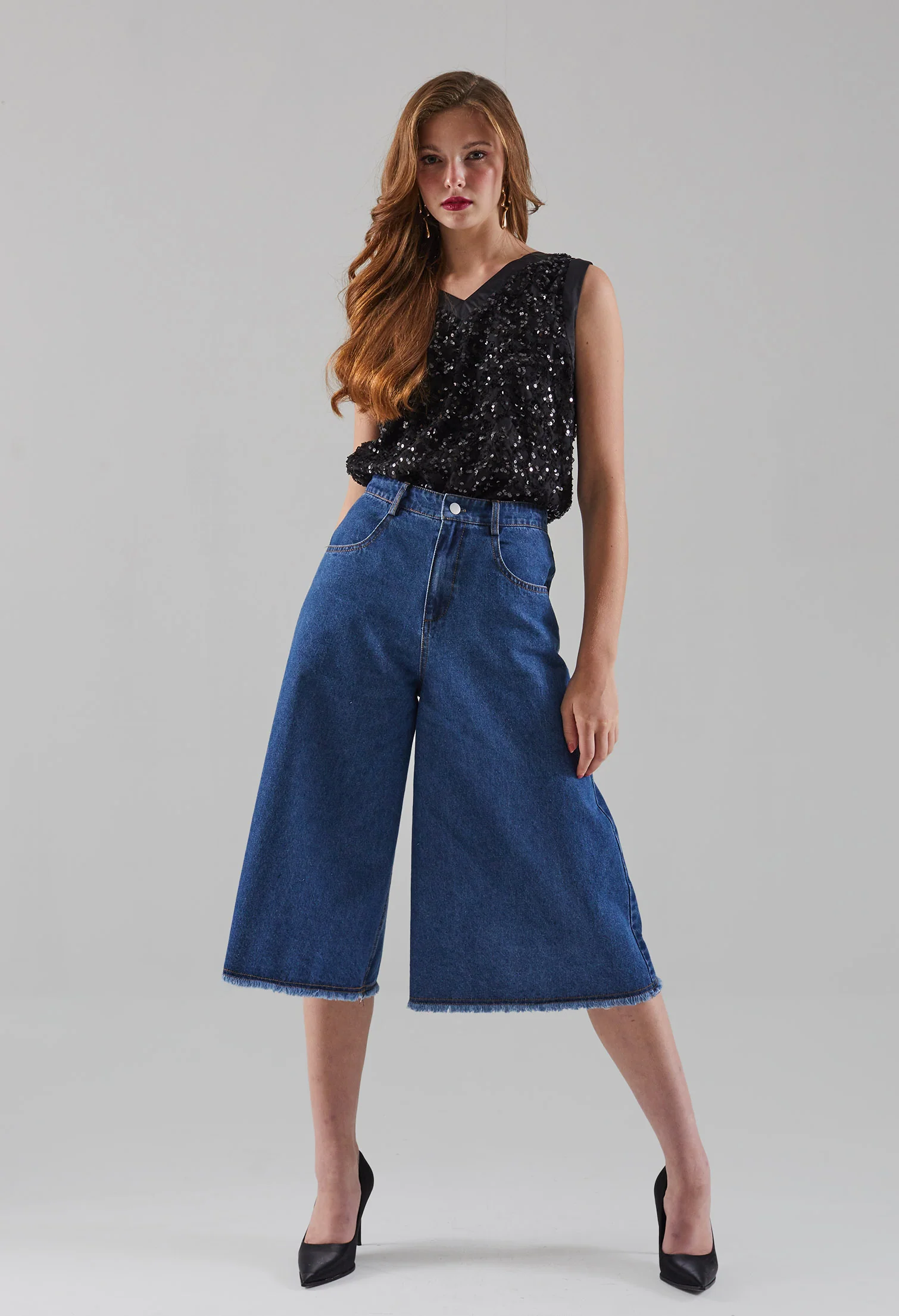 Everyday Palazzo Denim Pants