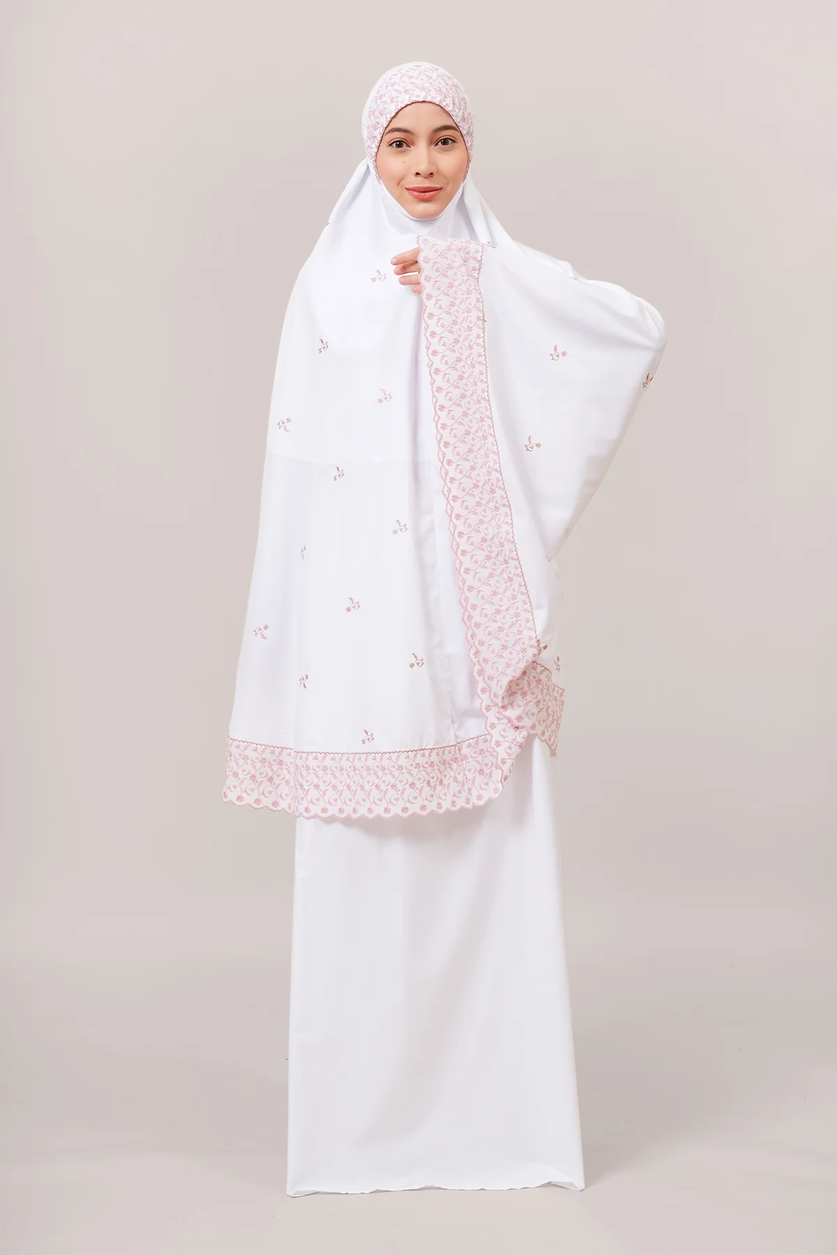 Telekung Broderie Sarimas Rona