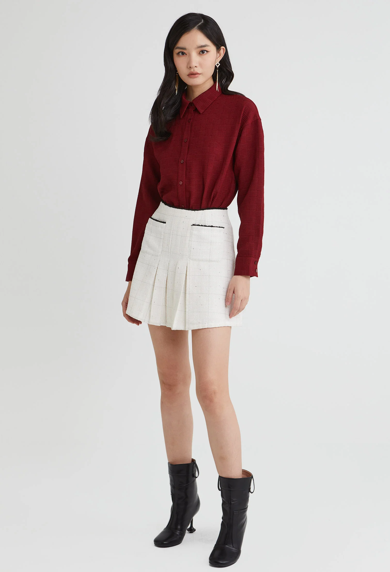 Tweed Charm Mini Skirt