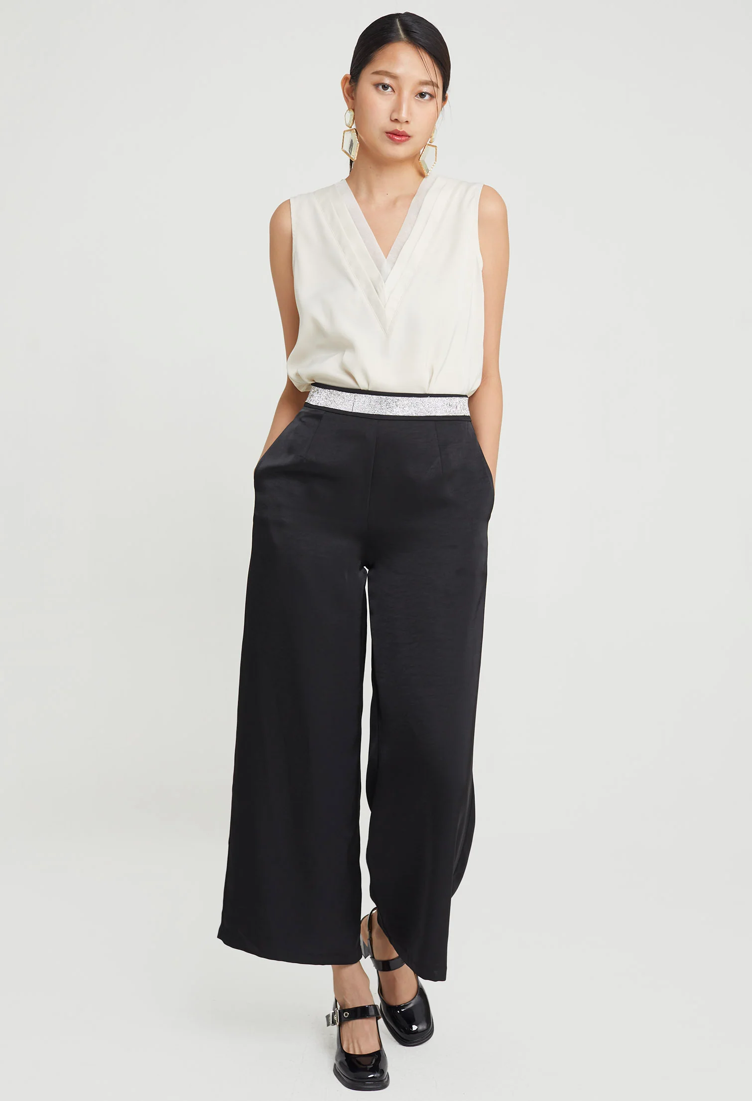 Diamonte Straight Cut Trousers