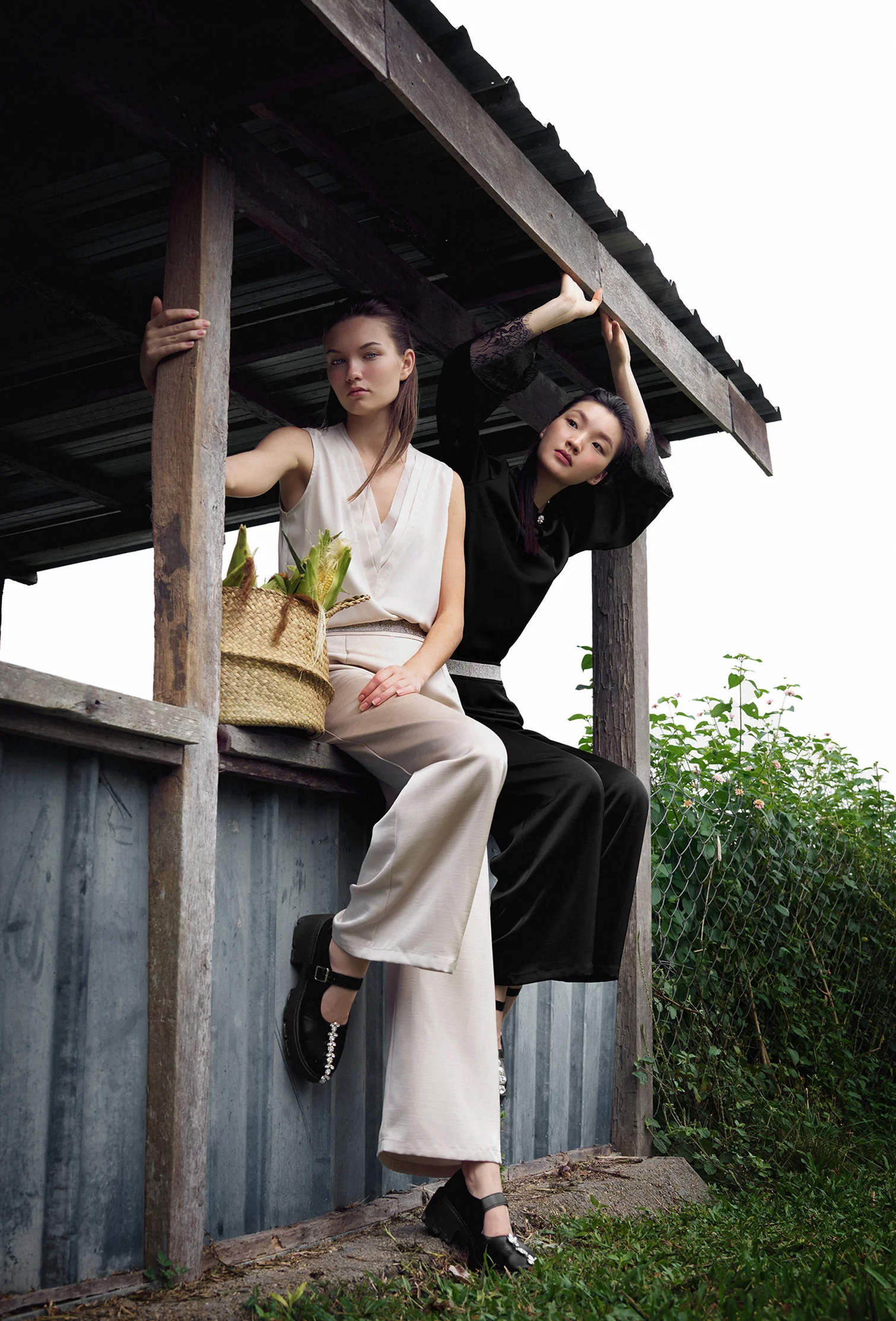 Duchess Satin Slip-On Top