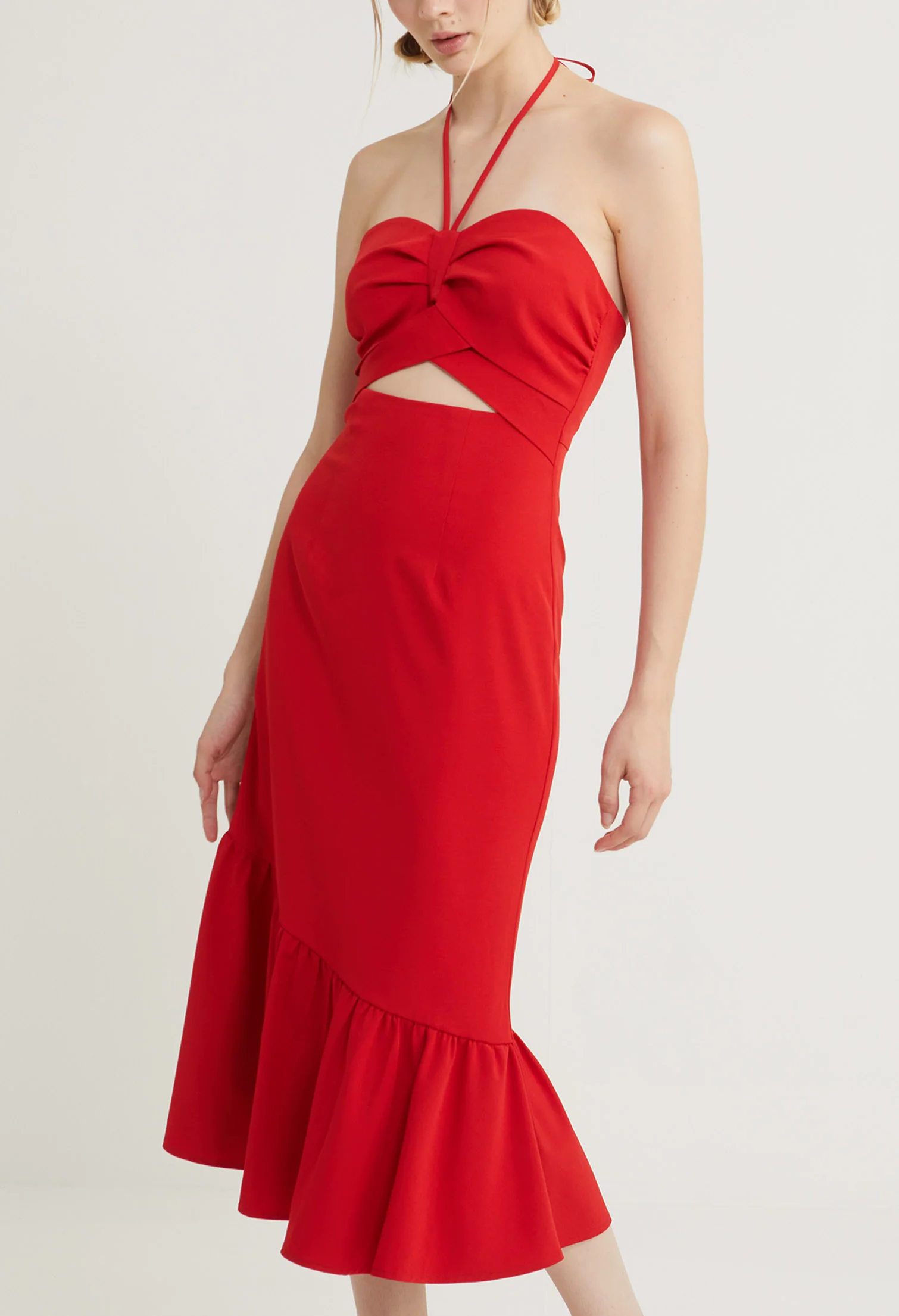 Aloha Cutout Midi Dress