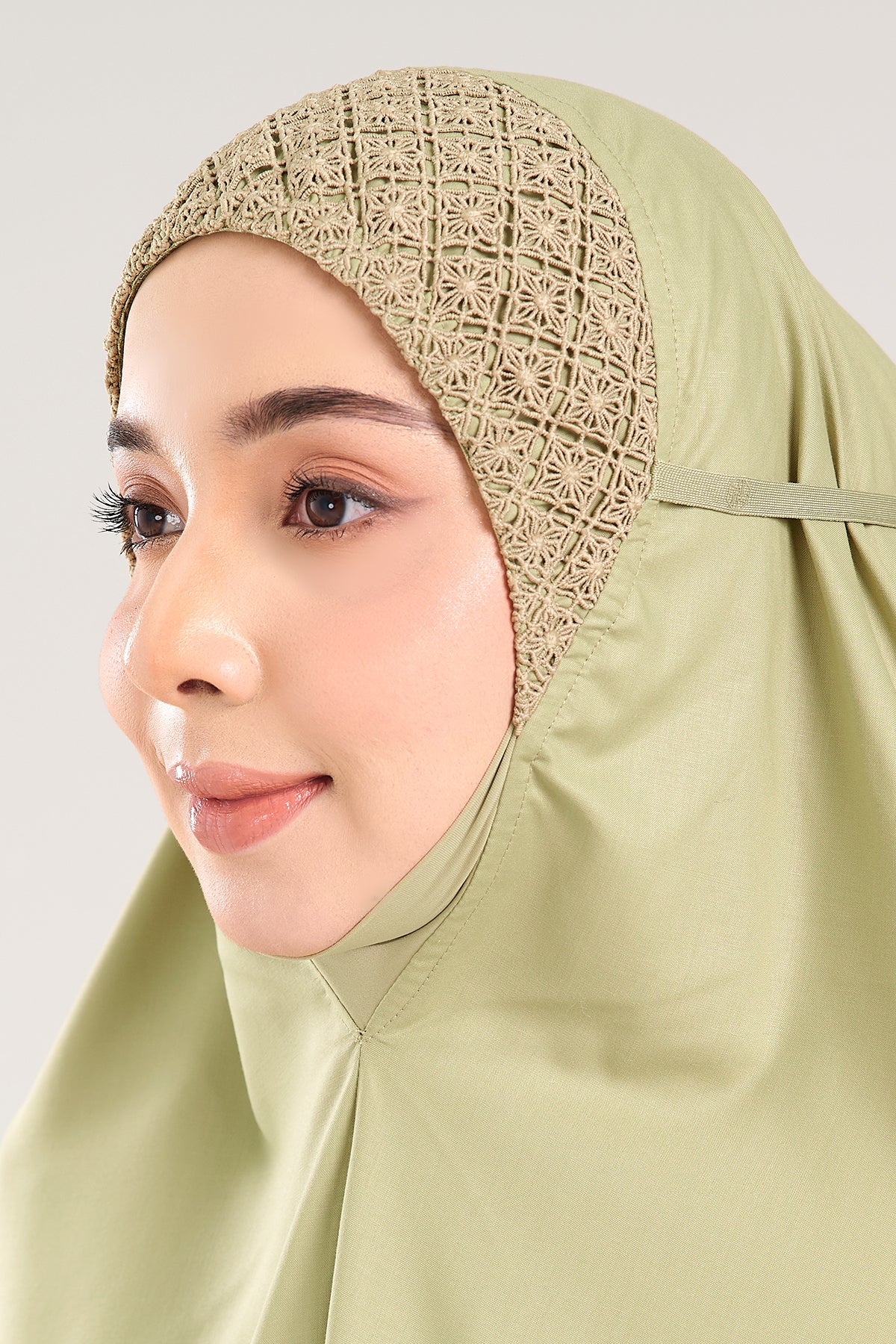 Telekung Modish Asanoha