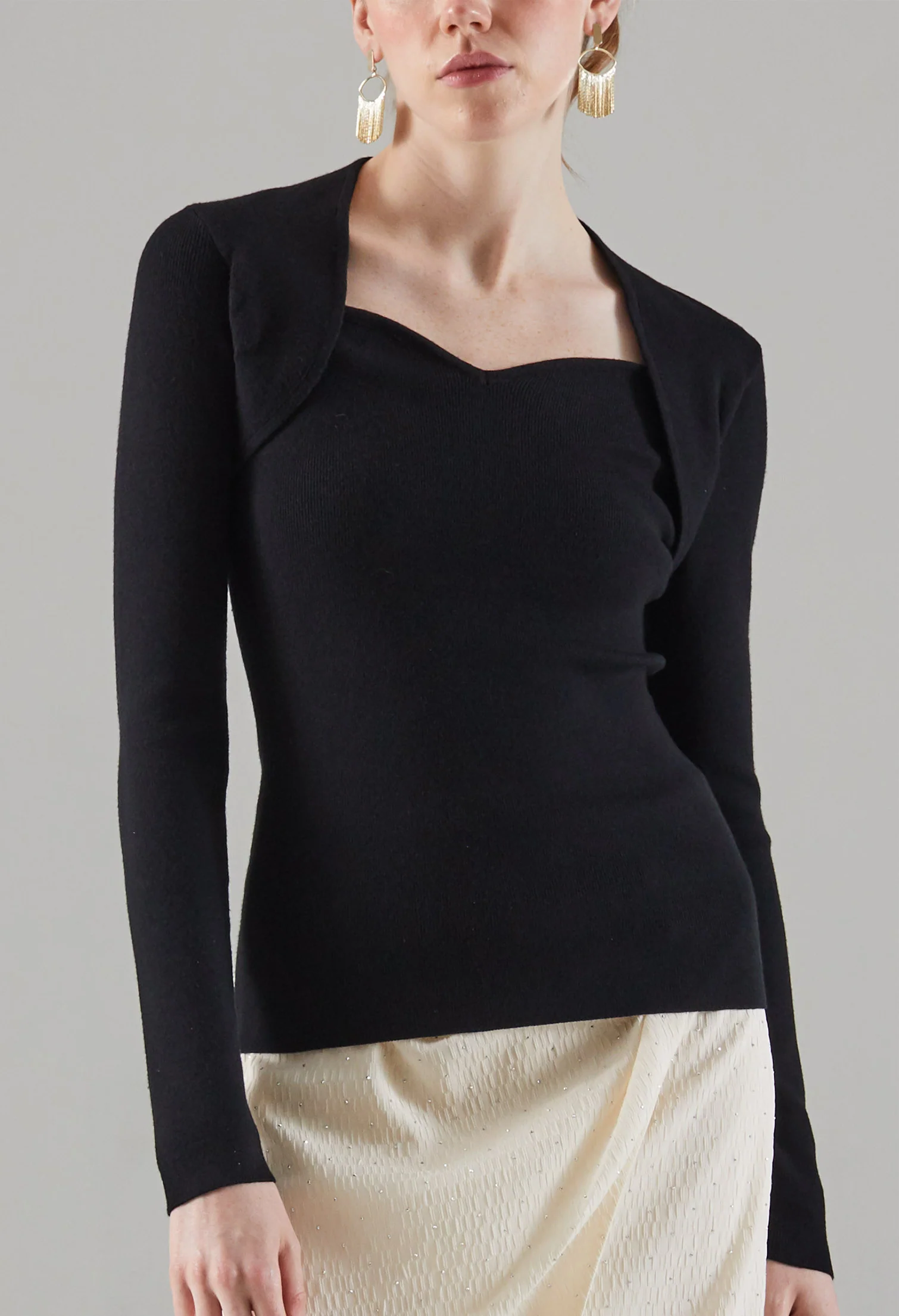 Sweetheart Long Sleeve Top