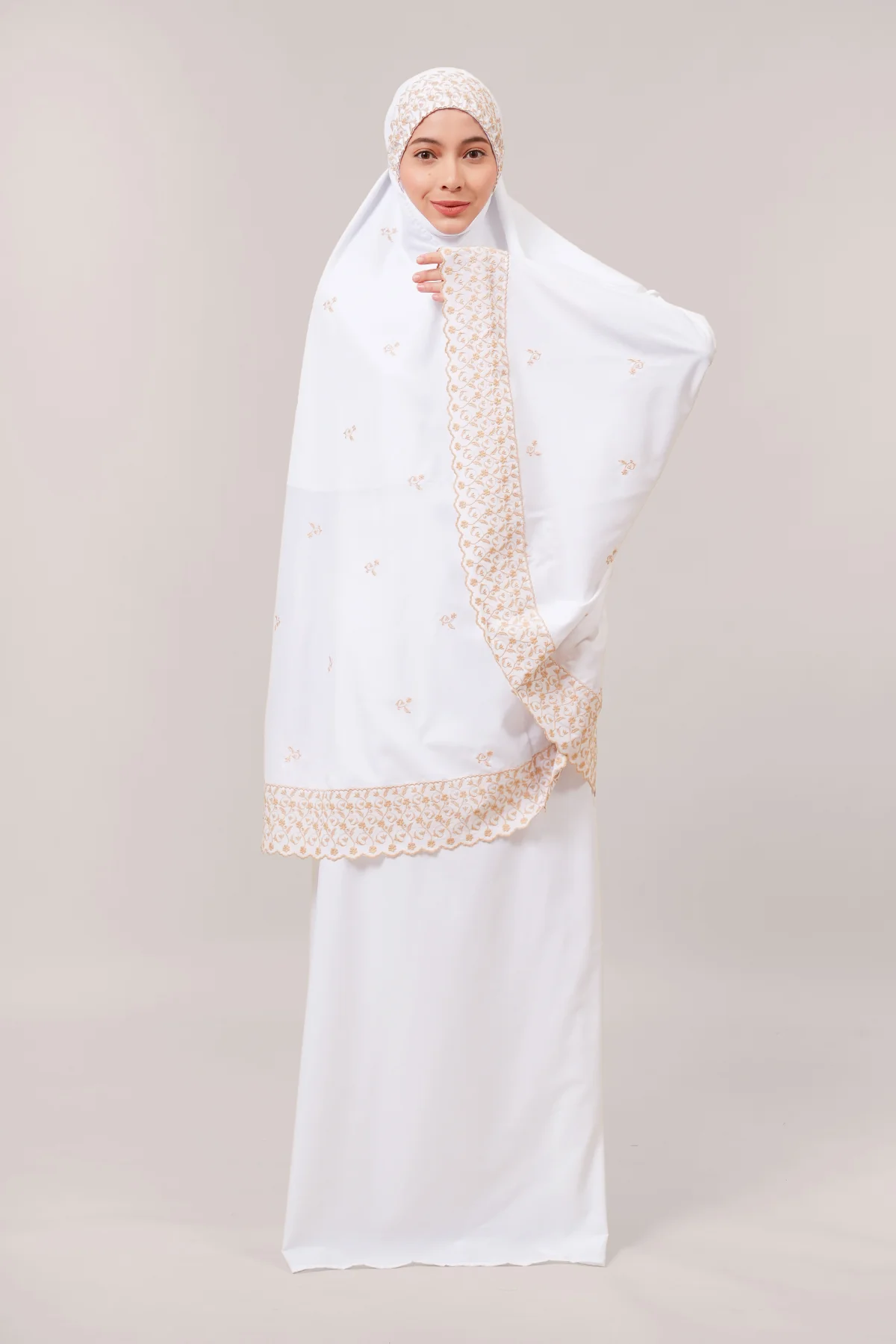 Telekung Broderie Sarimas Rona