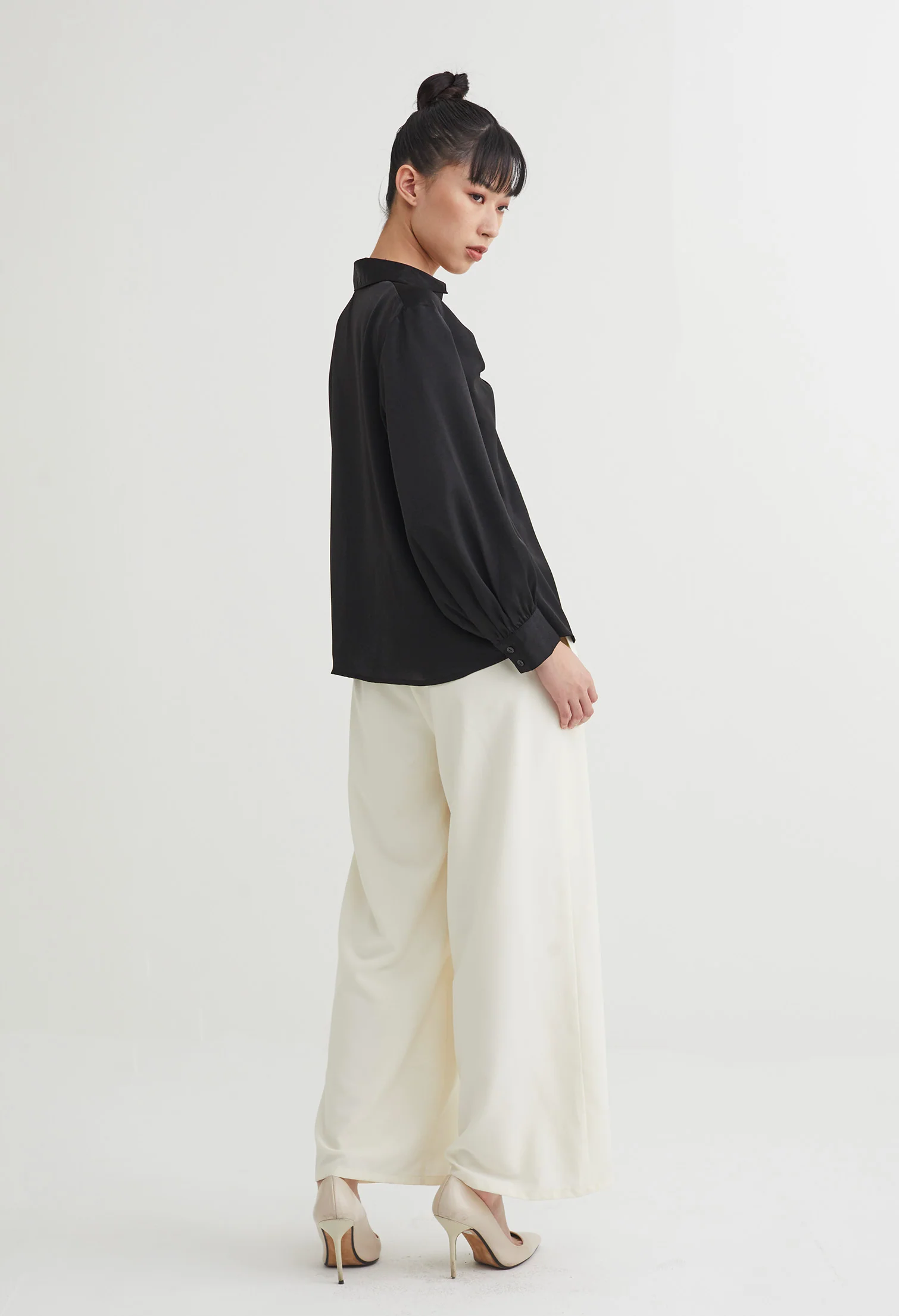 Parisian Nights Collared Blouse