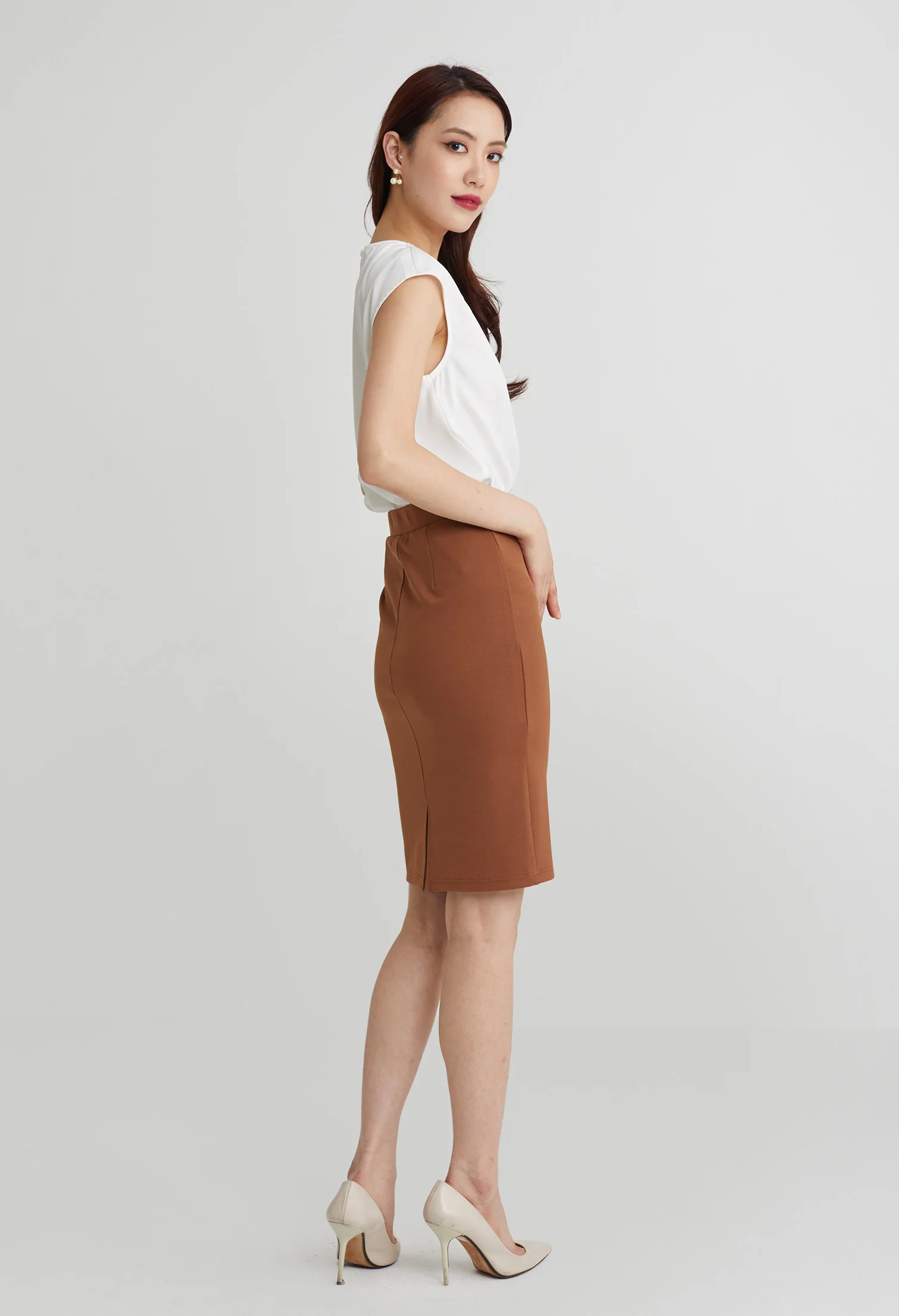 Basic Office Pencil Skirt