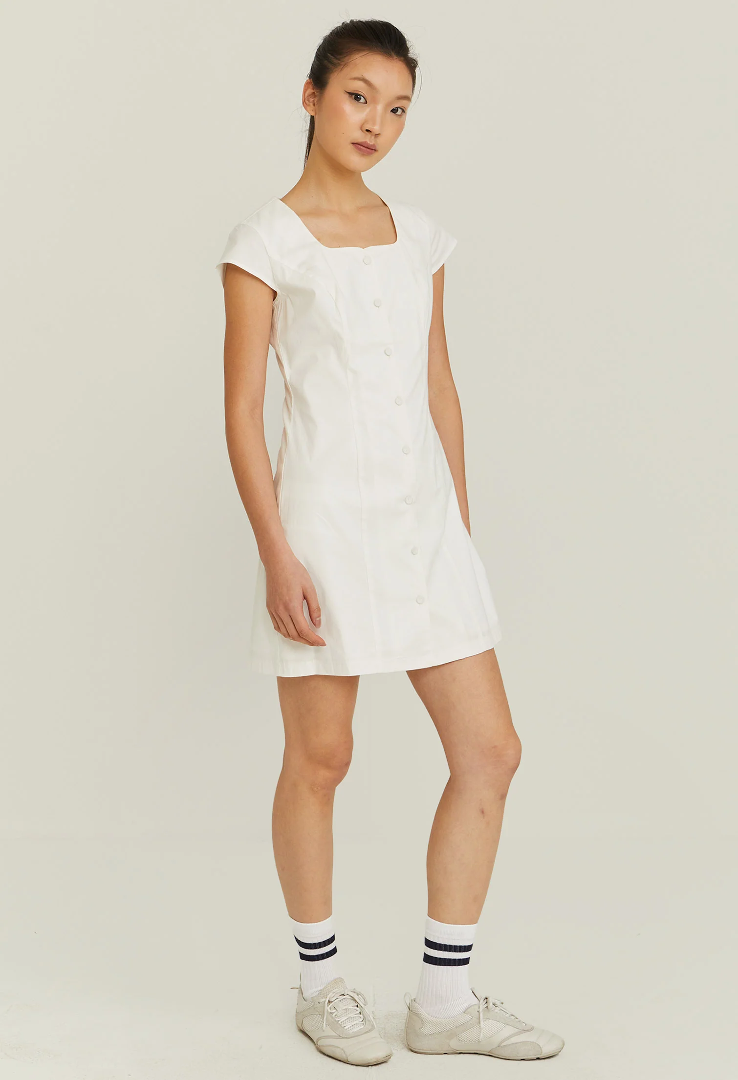 Square Neckline Slip Dress