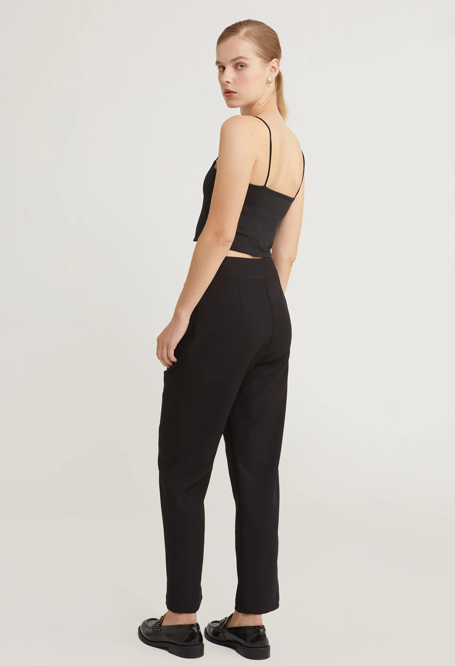 Power Edge Pleated Straight Cut Pants