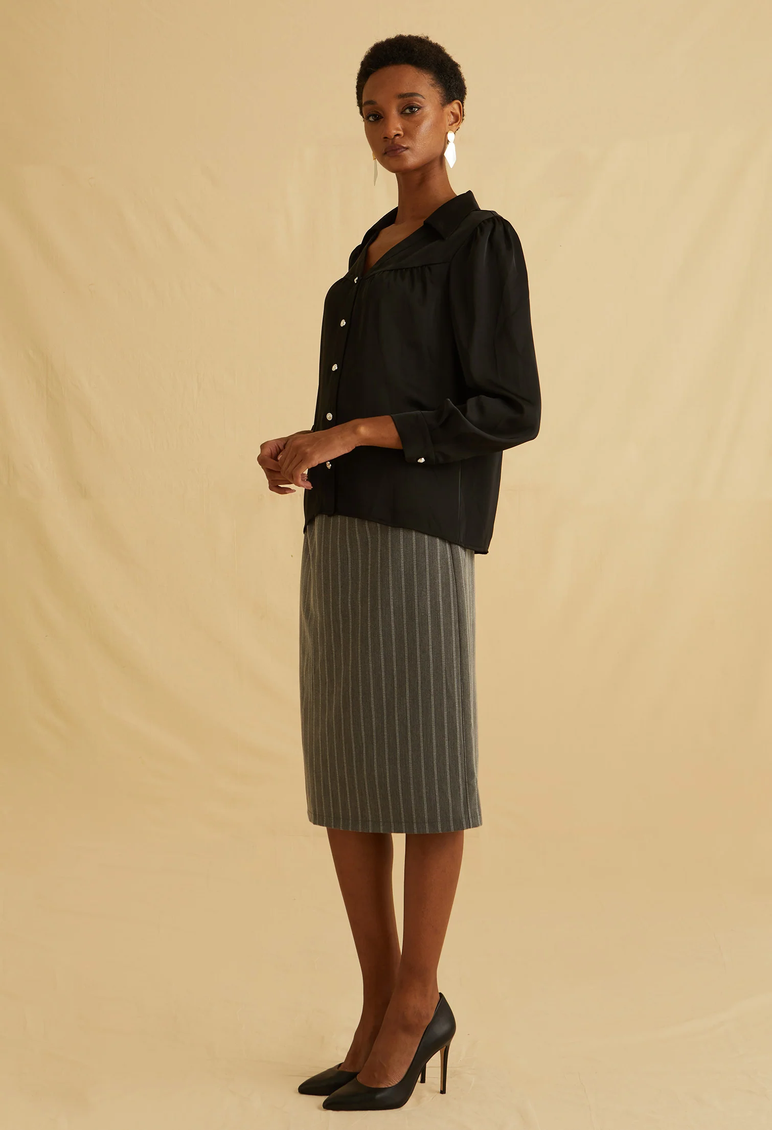 Moonlight Charm Satin Top