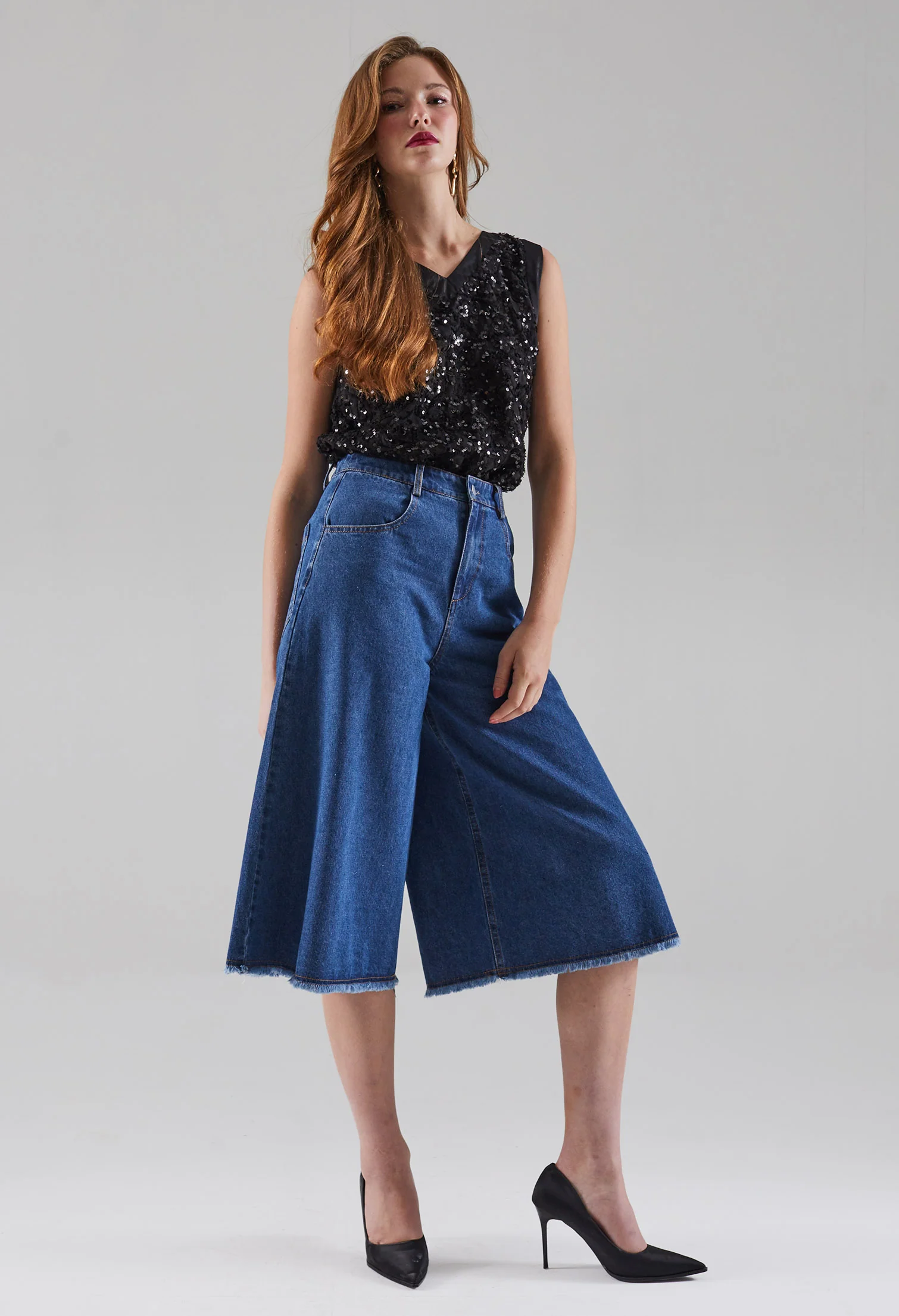 Everyday Palazzo Denim Pants