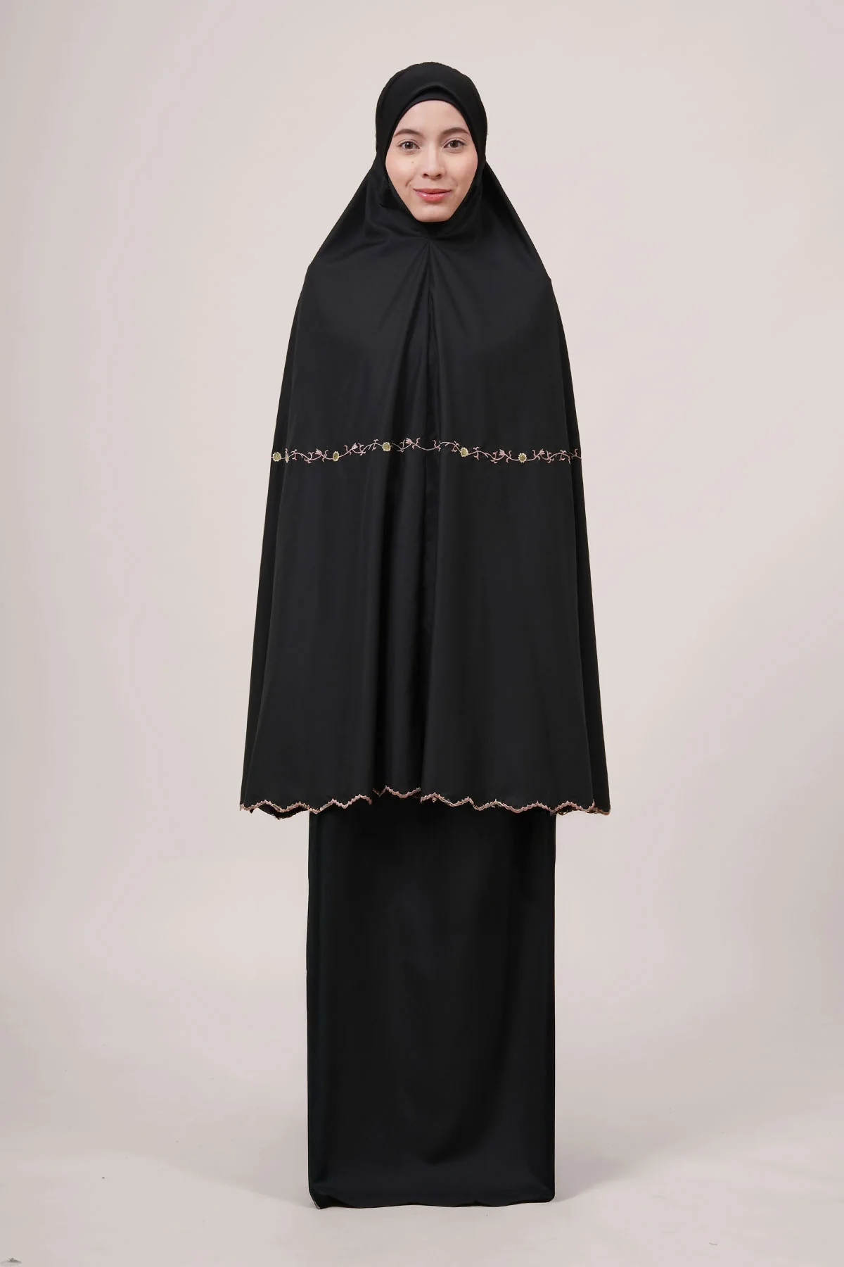 Telekung Maharani Broderie Zaima