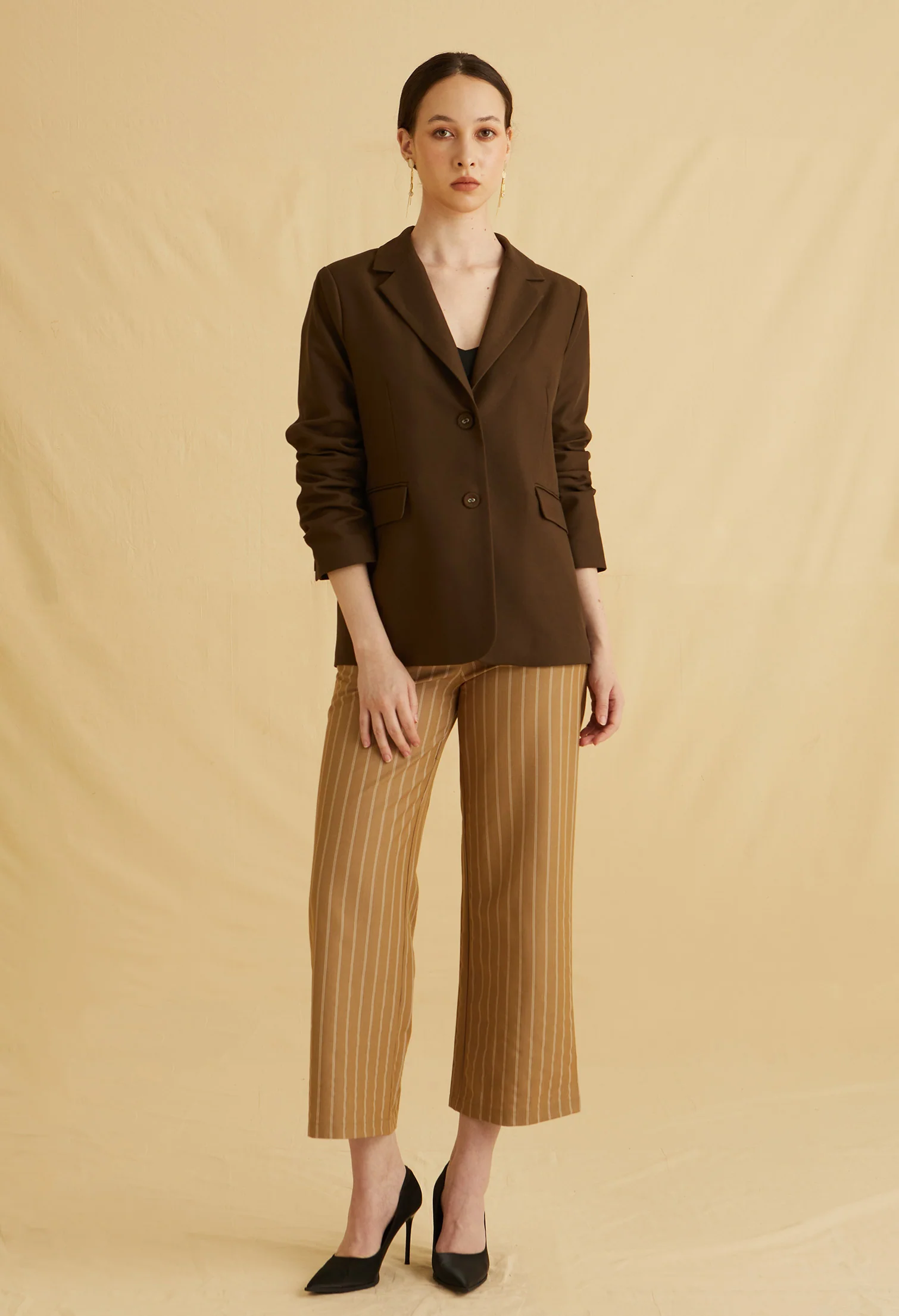 Refined Frame V-Neck Blazer