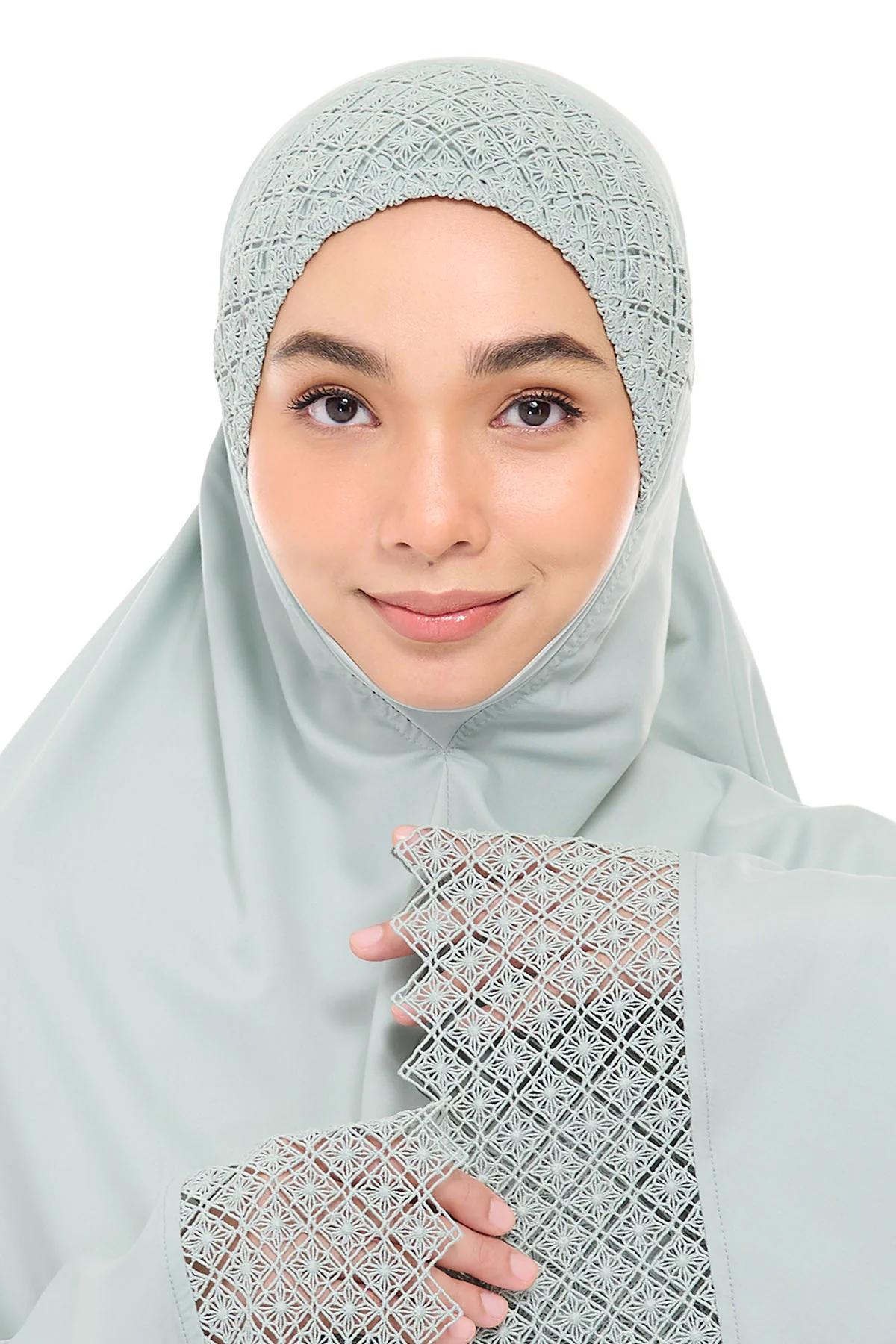 Telekung Modish Asanoha