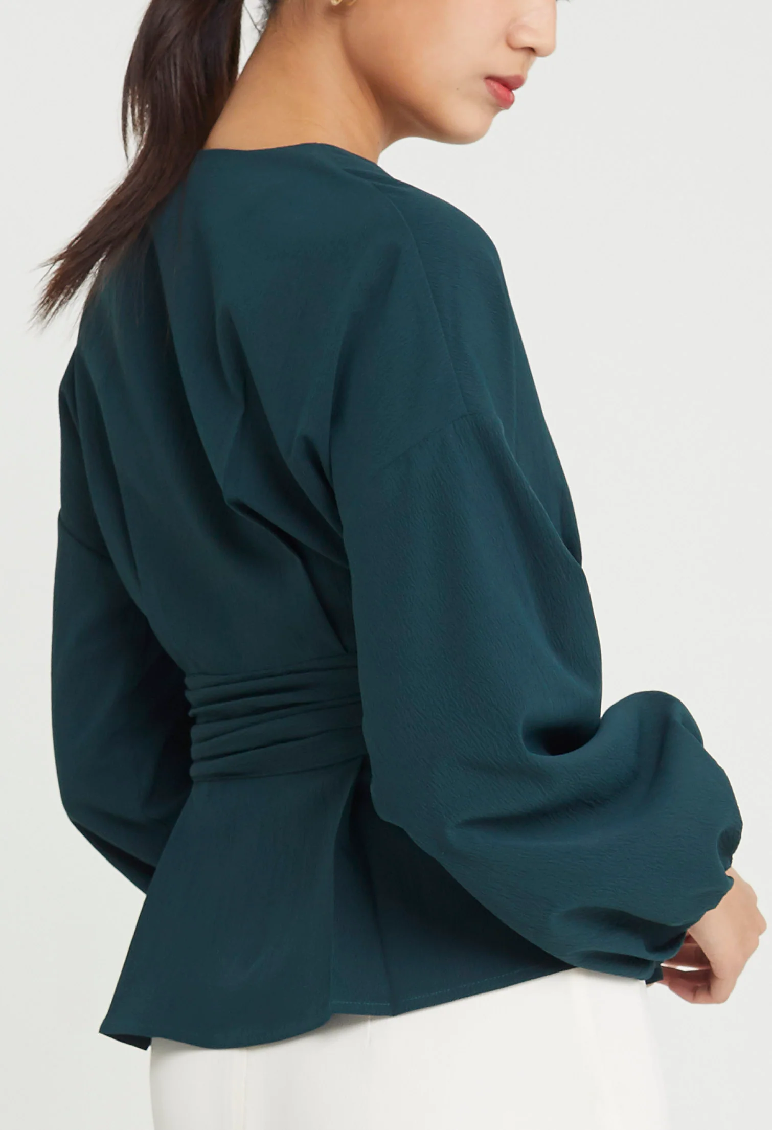 Elegance Ruched Waist Top