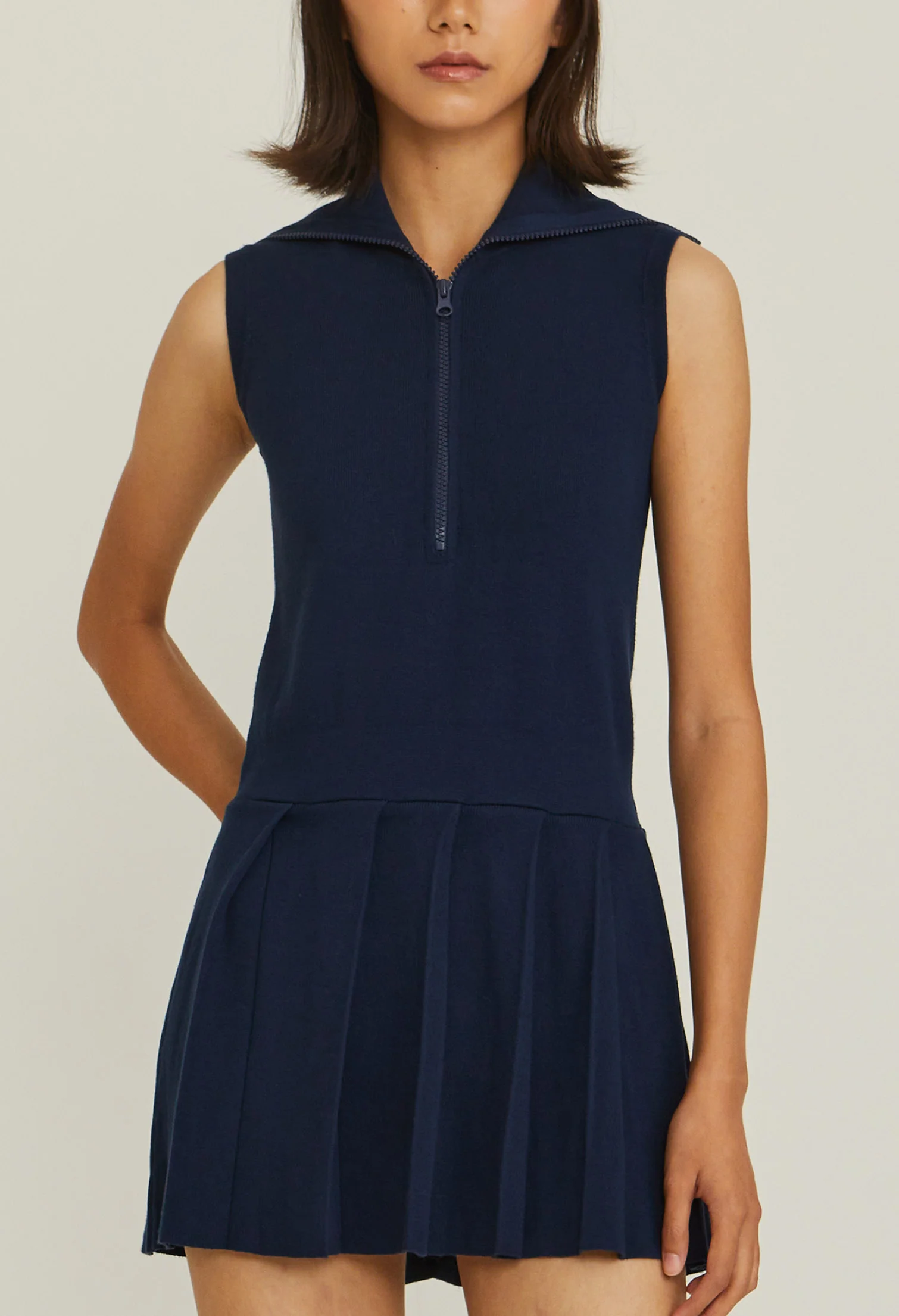 Collared Pique Polo Dress