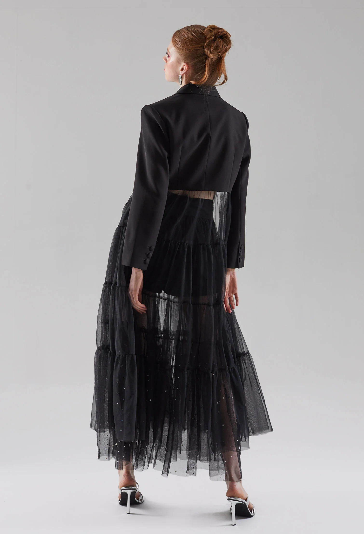 Chiffon Luxe Maxi Jacket