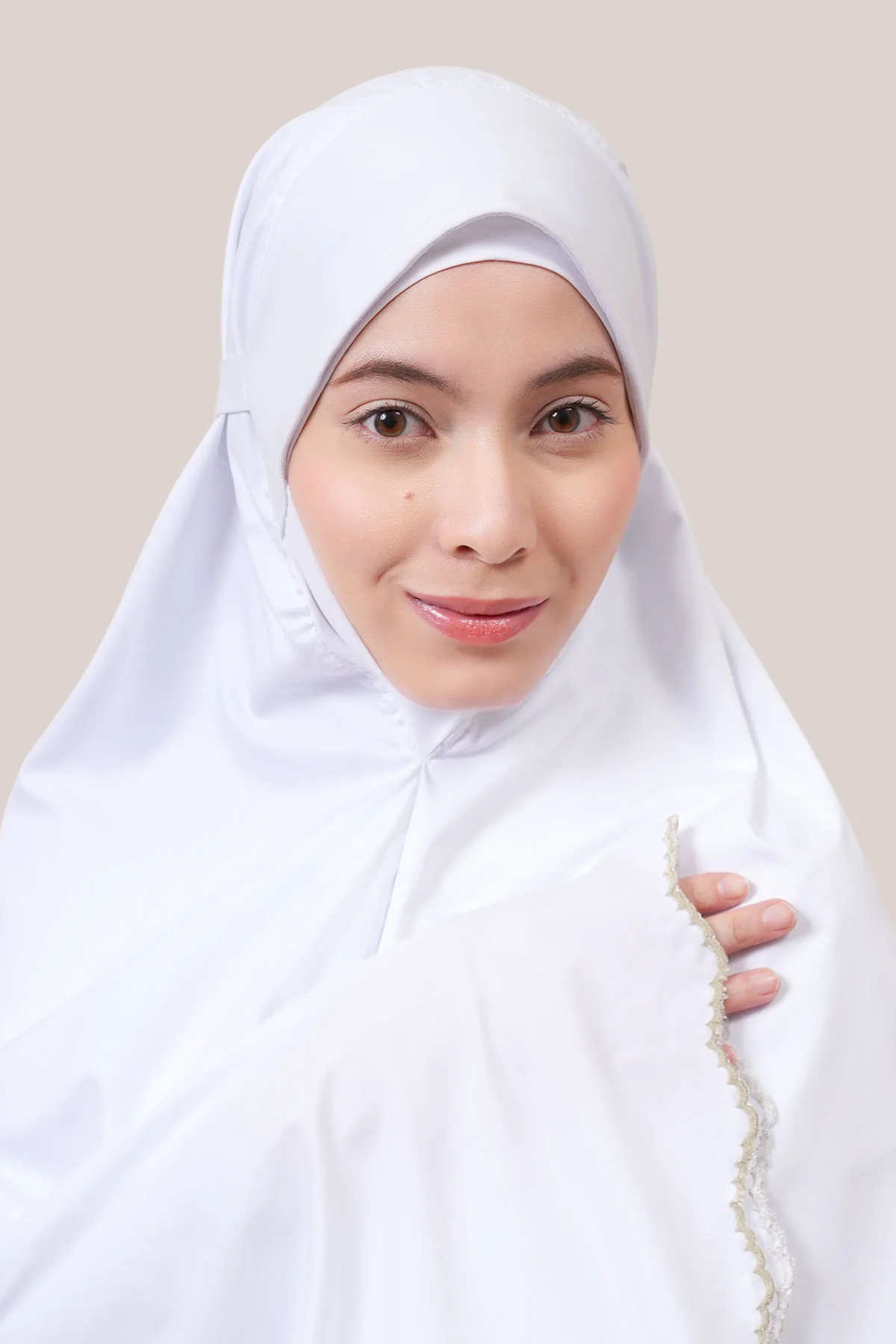 Telekung Maharani Broderie Zaima