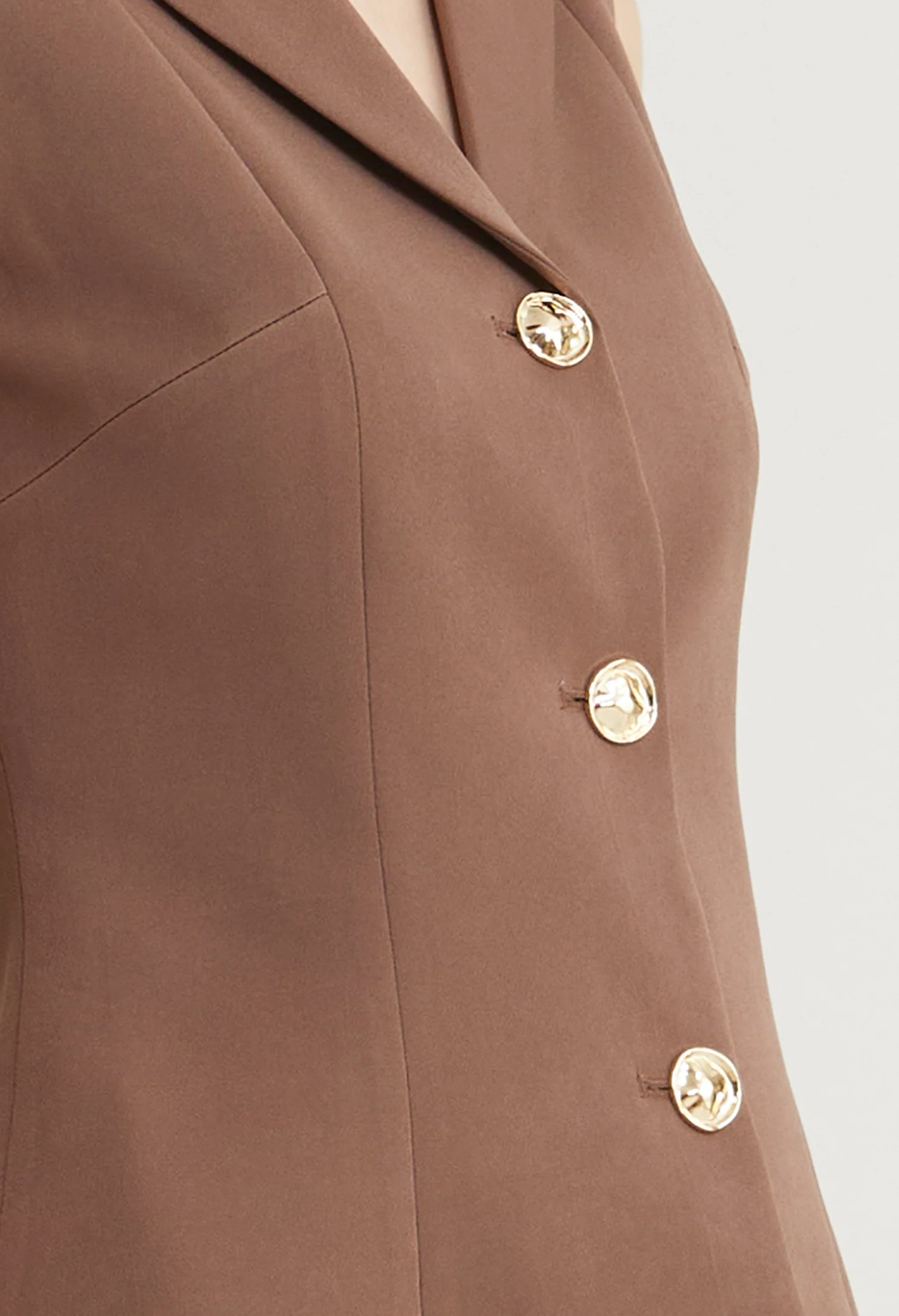 Golden Muse Cinched Vest