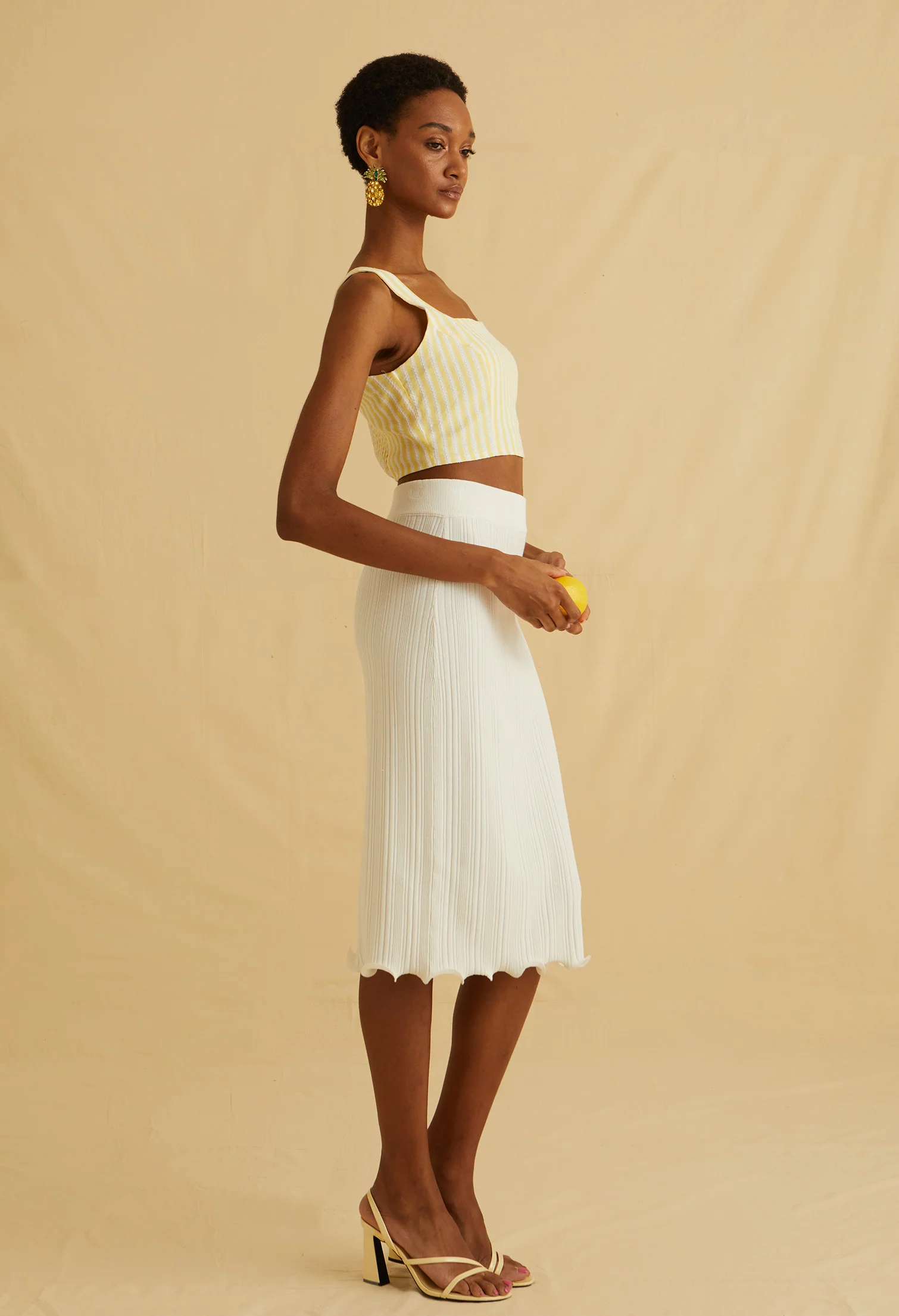 Etna Vista Cropped Sleeveless Top