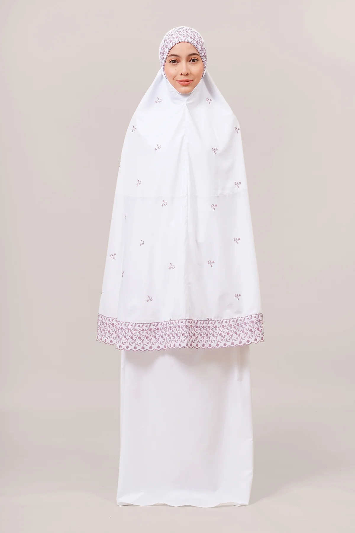 Telekung Broderie Sarimas Rona