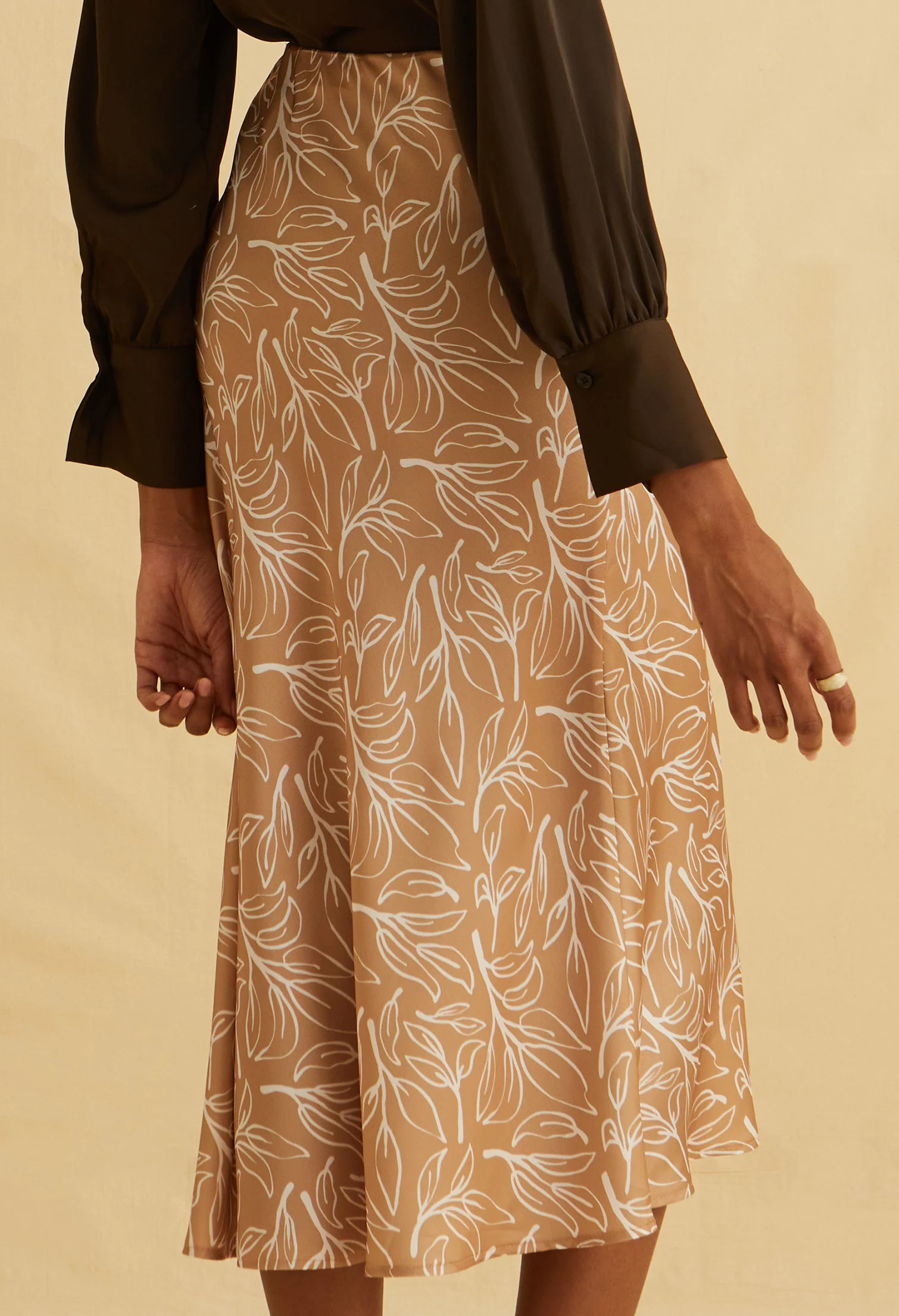 Pastel Bloom Midi Skirts