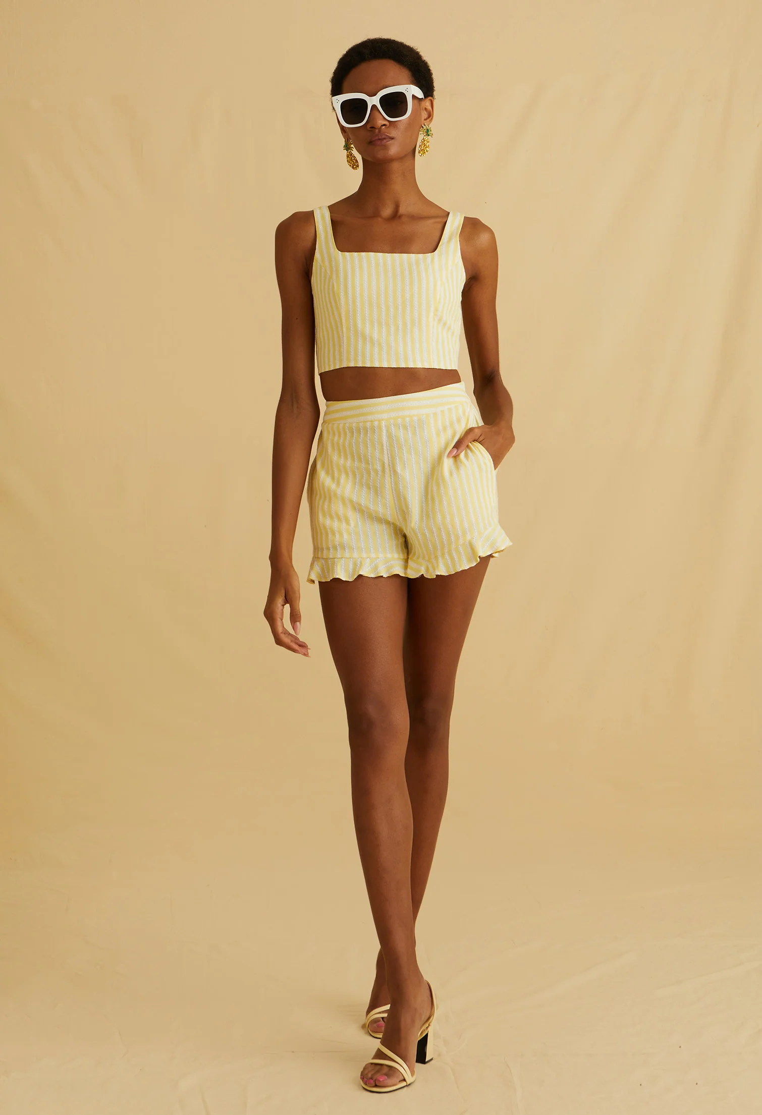 Etna Vista Cropped Sleeveless Top