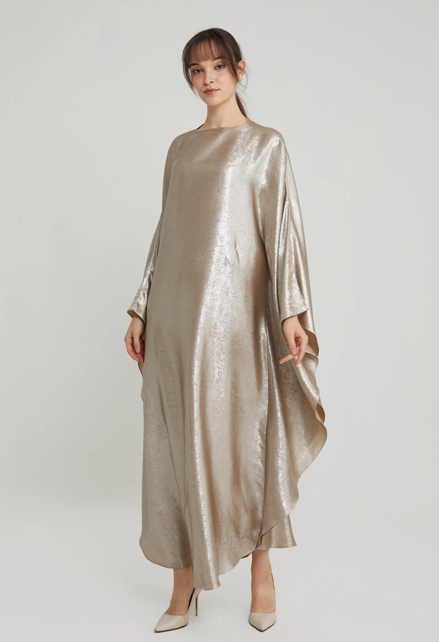 Satin Glitz Maxi Kaftan