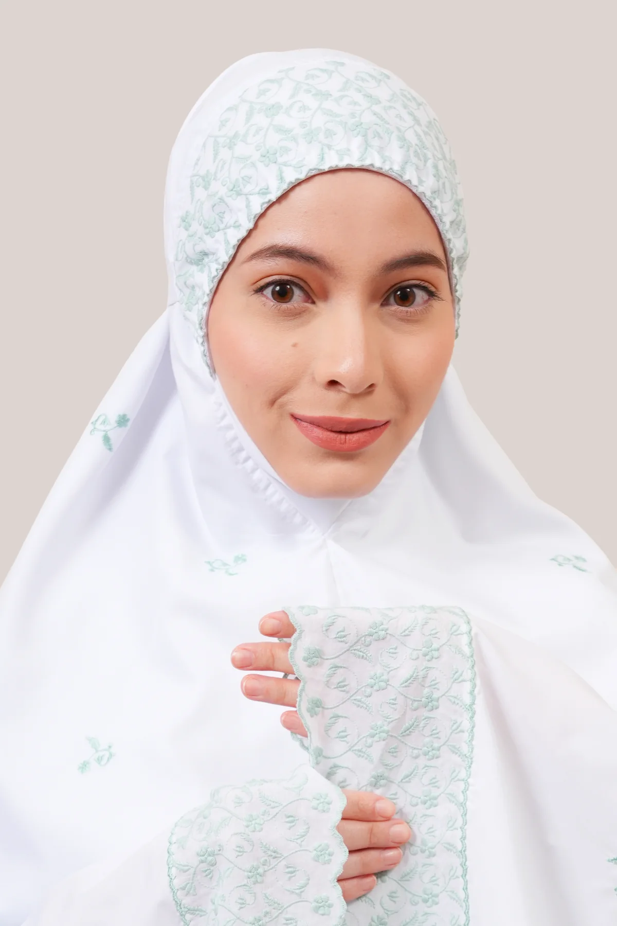 Telekung Broderie Sarimas Rona