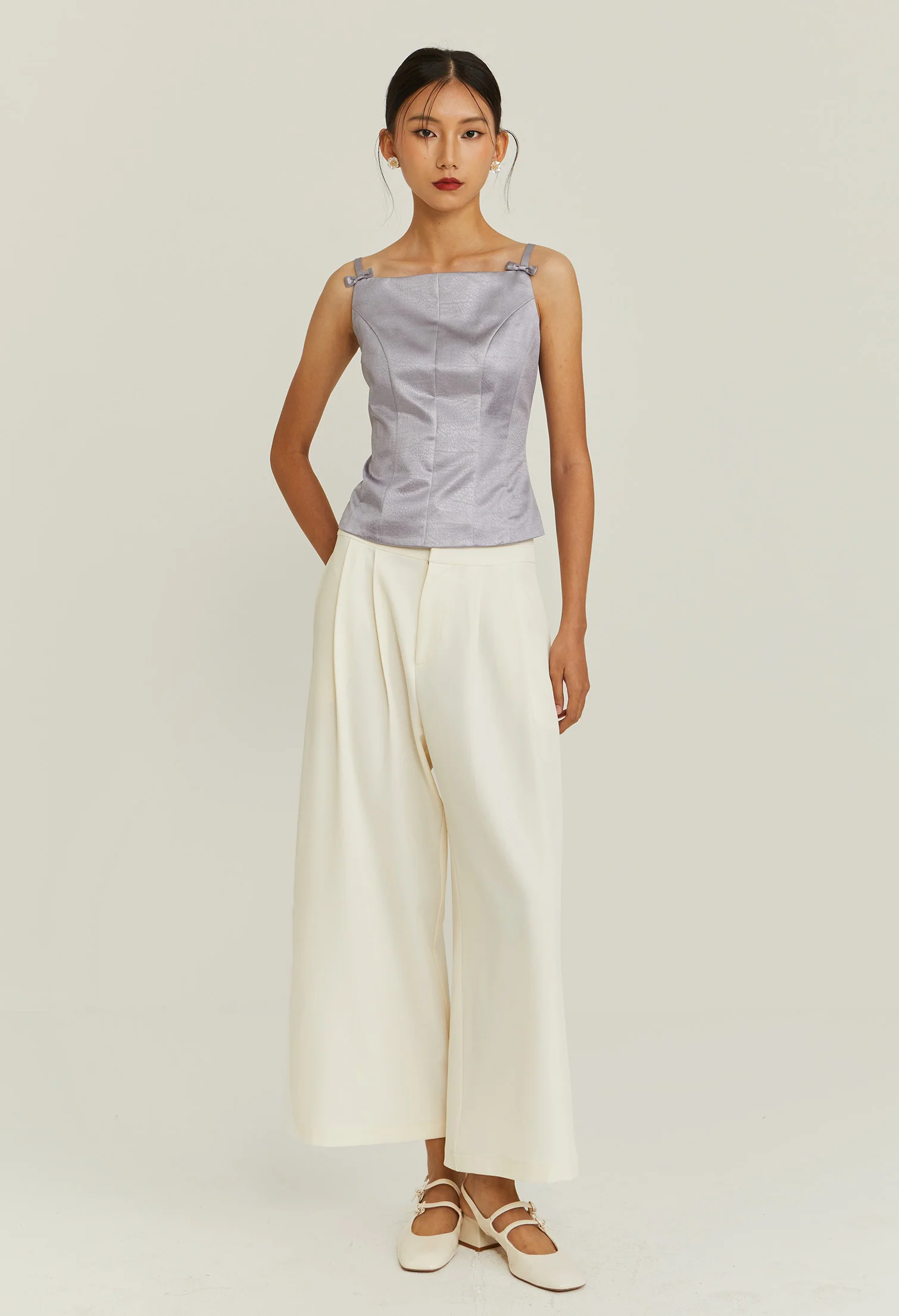 Eternal Bow Sleeveless Top