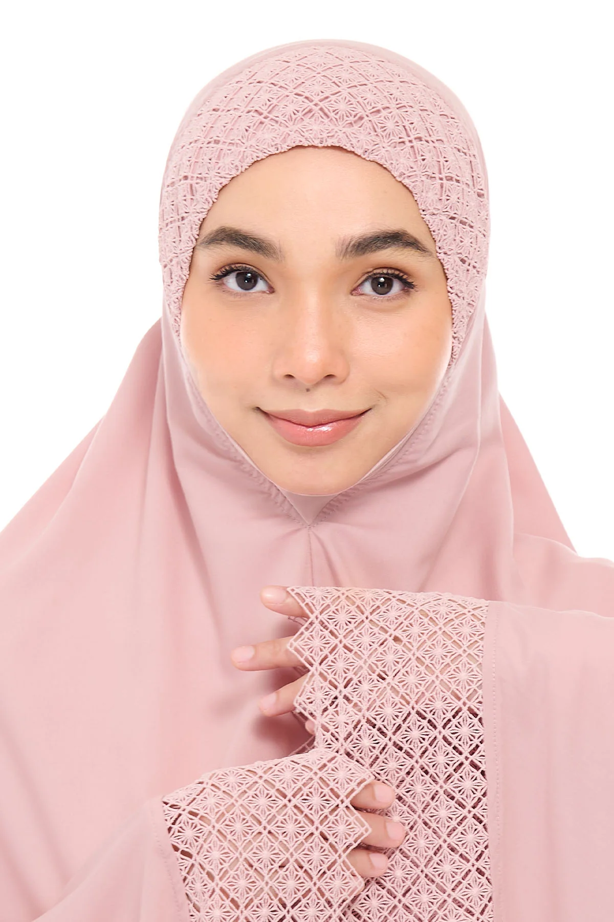 Telekung Modish Asanoha