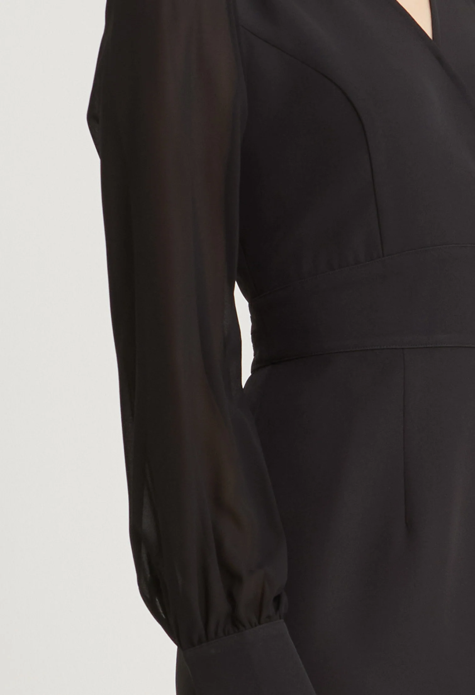 Sleek Cinched Midi dress