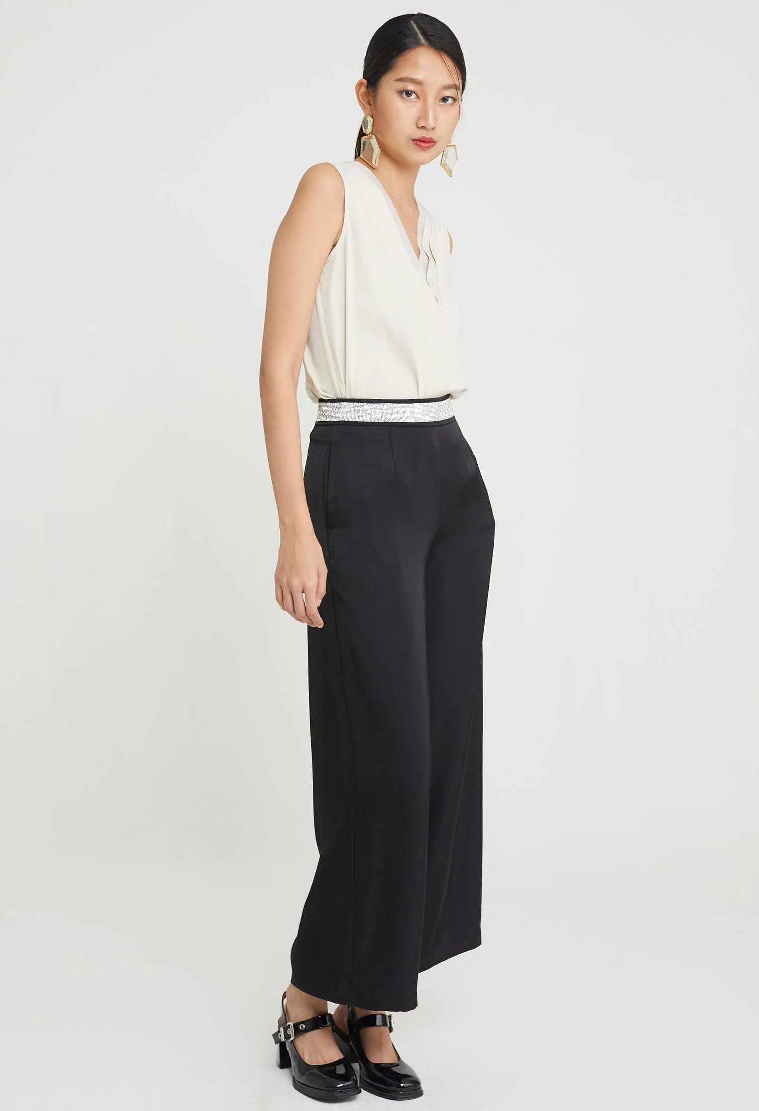 Diamonte Straight Cut Trousers