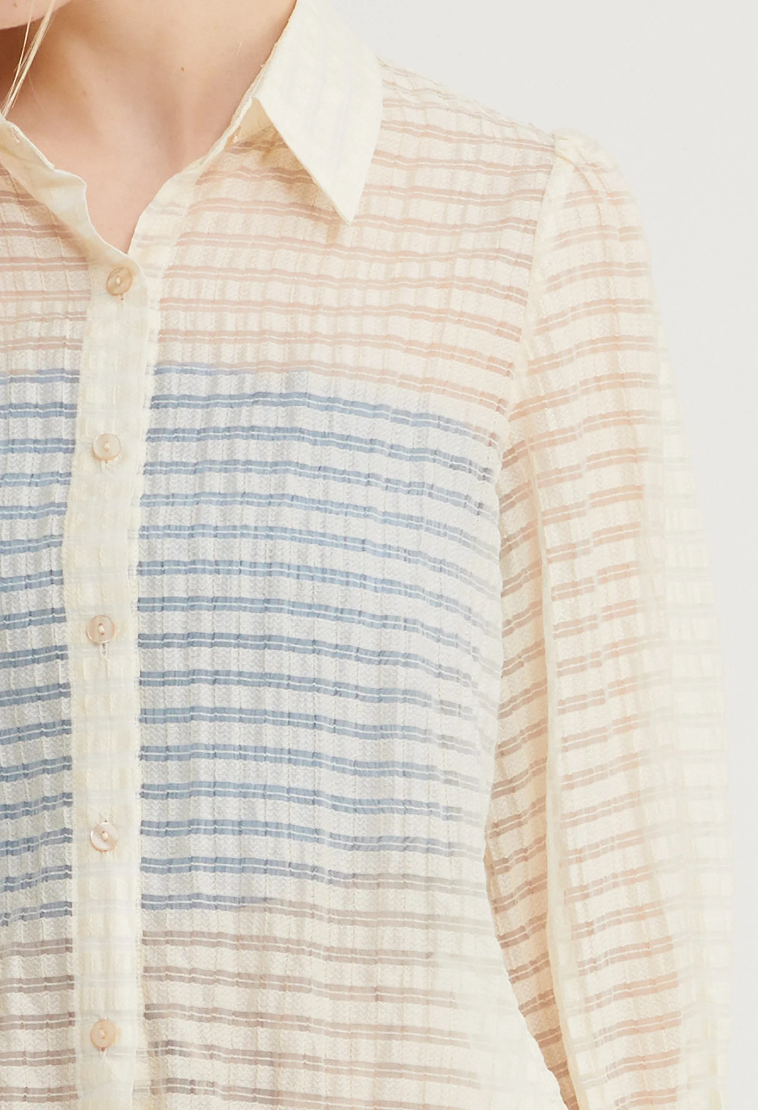 Sunset Sheer Long Sleeves Top