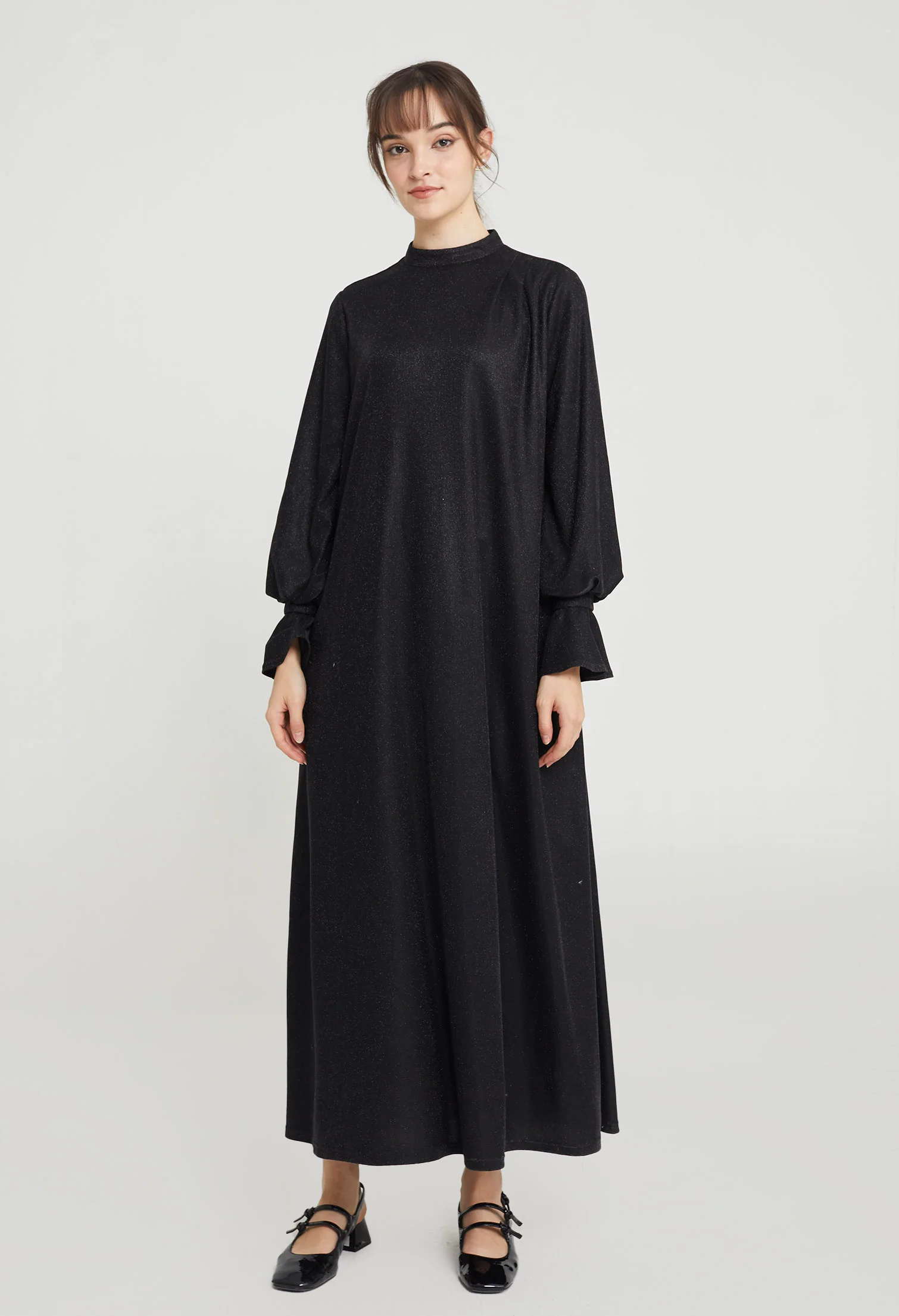 Starlight Petal Sleeve Maxi Dress