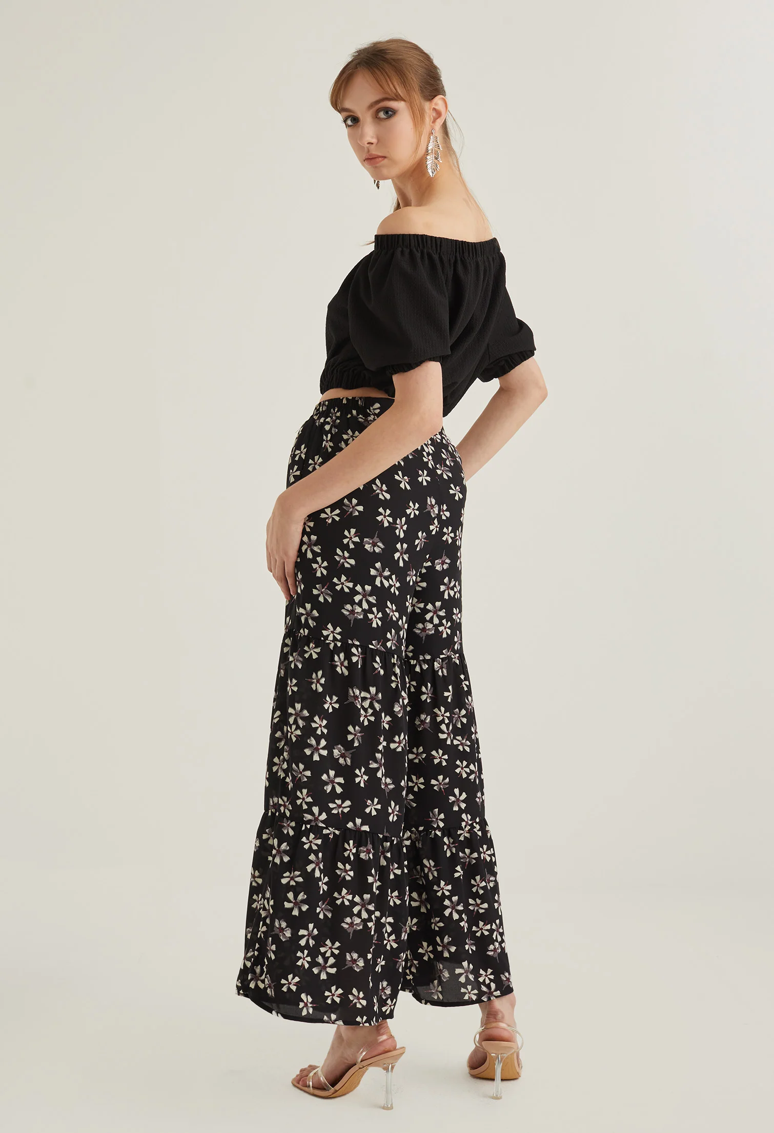 Blooming Petals Palazzo Pants