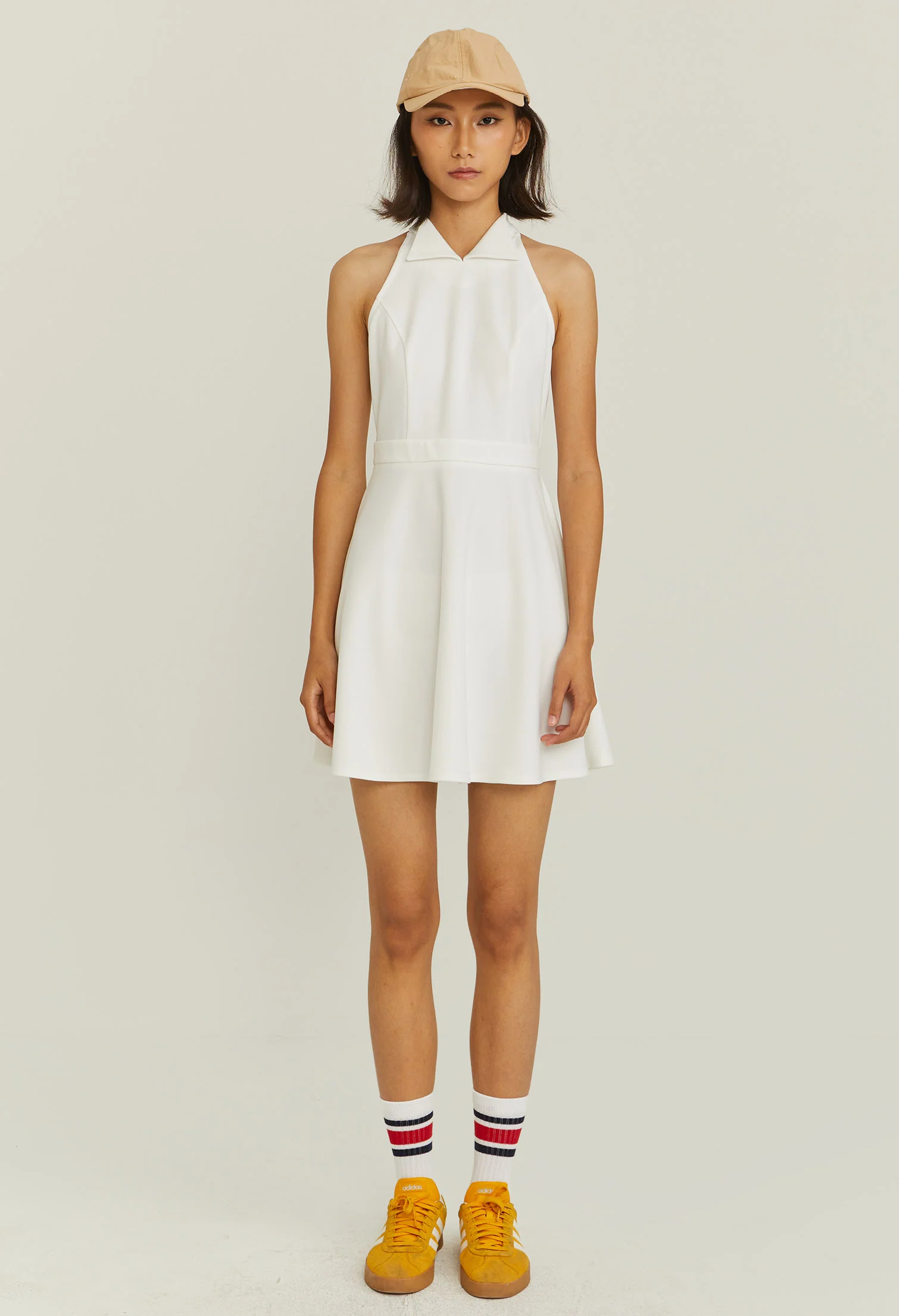 Halter Collared Dress