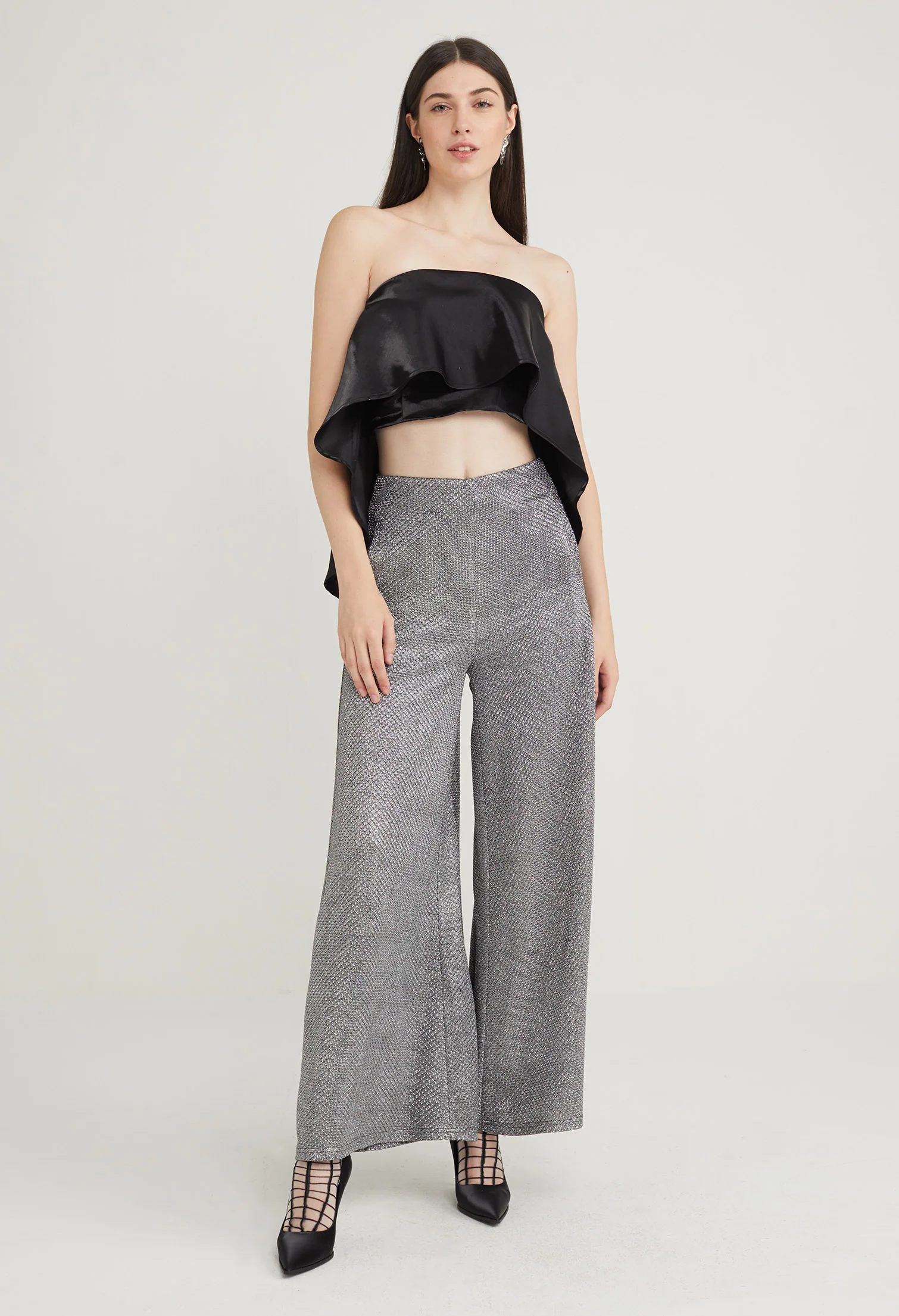 Glitter Spotlight Party Palazzo Pants