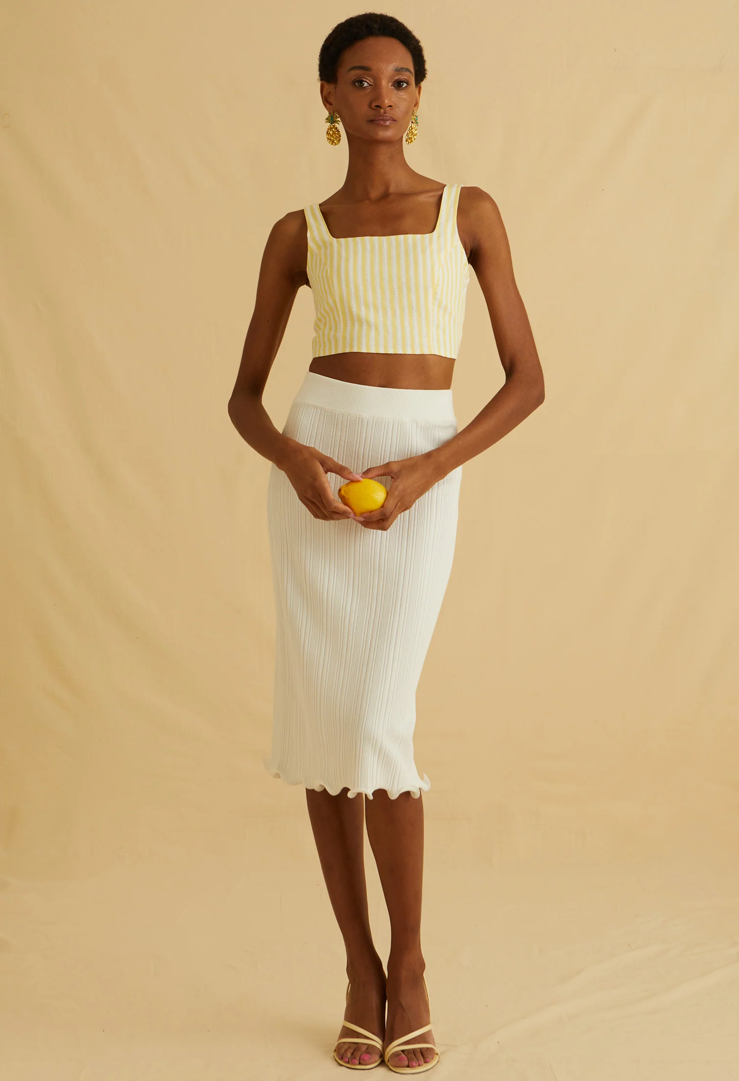 Etna Vista Cropped Sleeveless Top