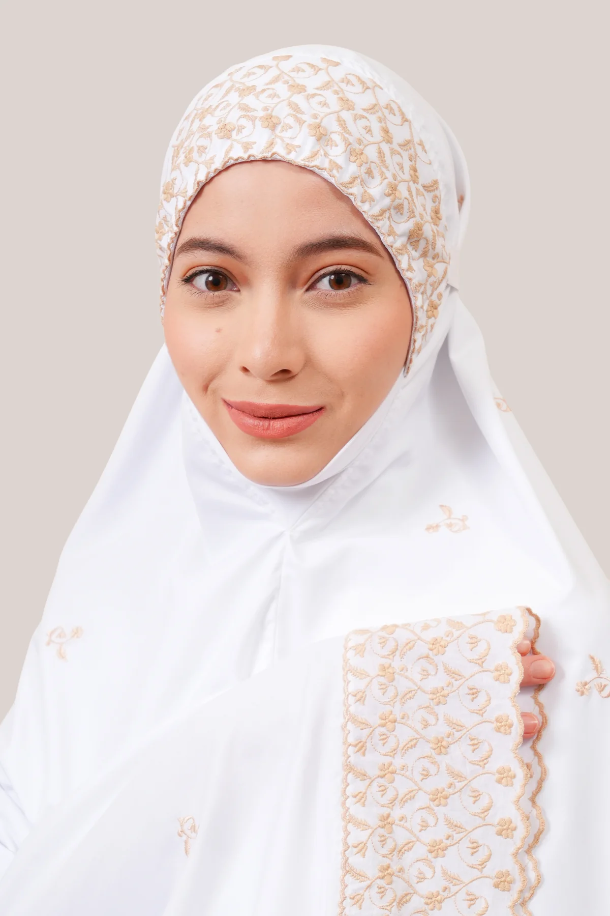 Telekung Broderie Sarimas Rona