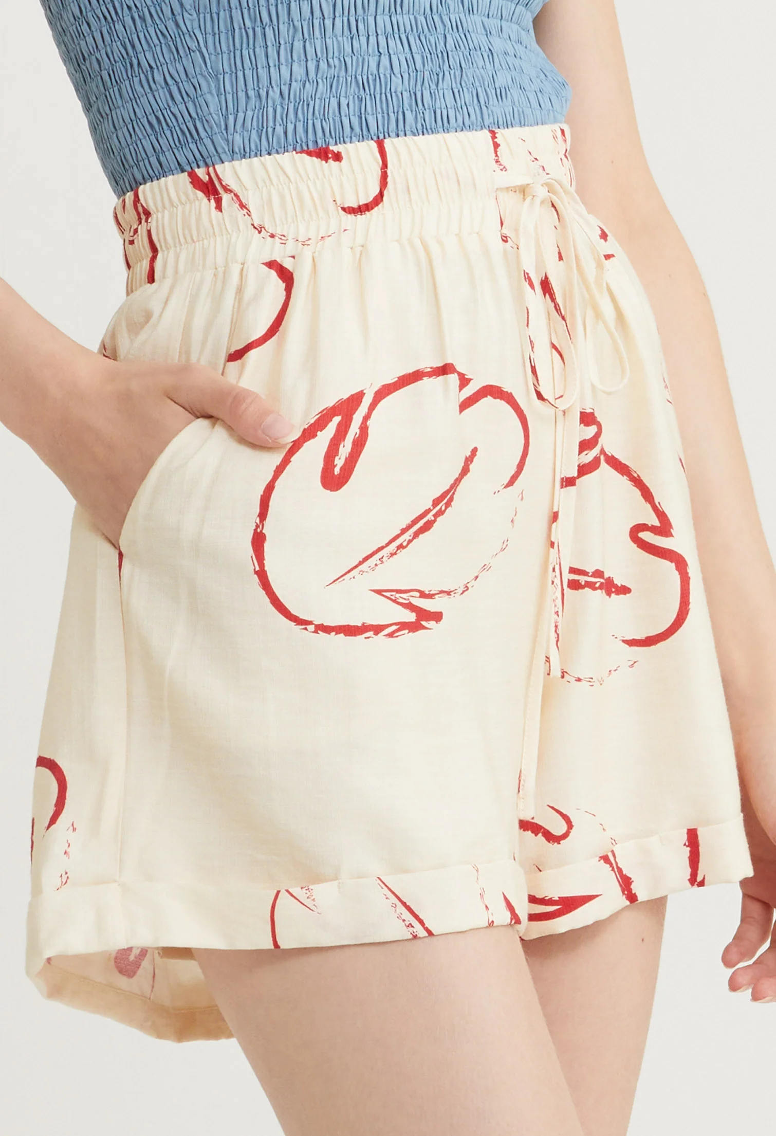 Kapalua Mist Folded Hem Shorts