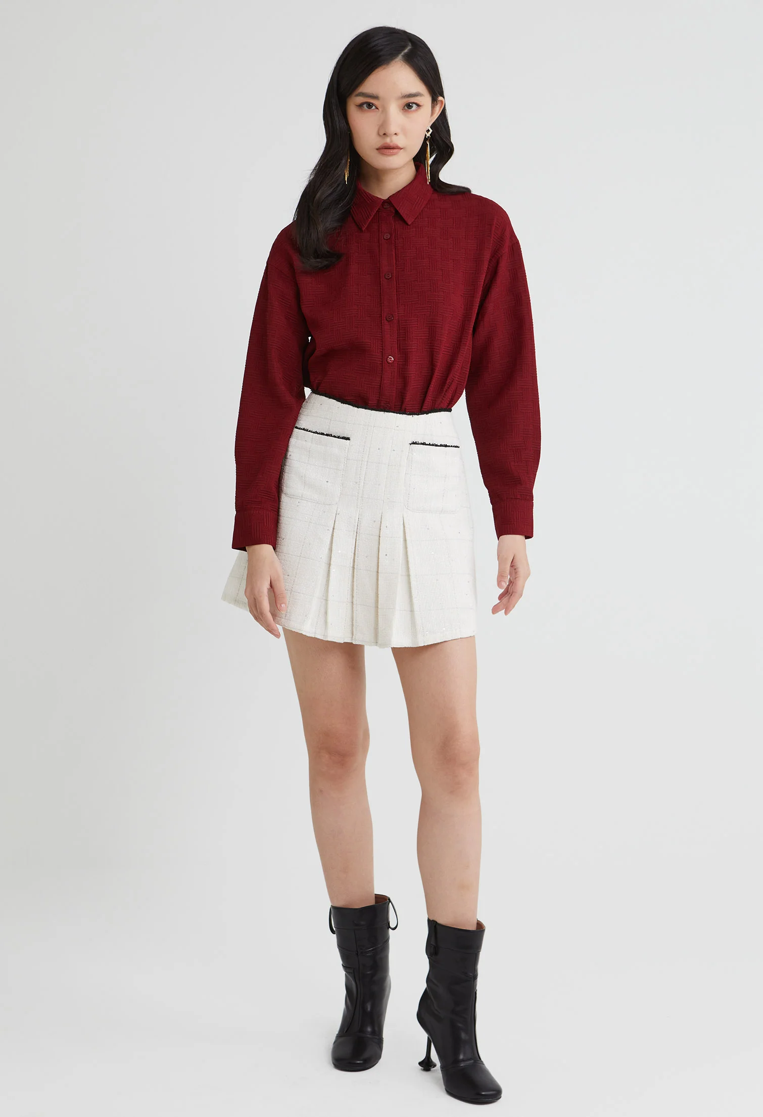 Tweed Charm Mini Skirt