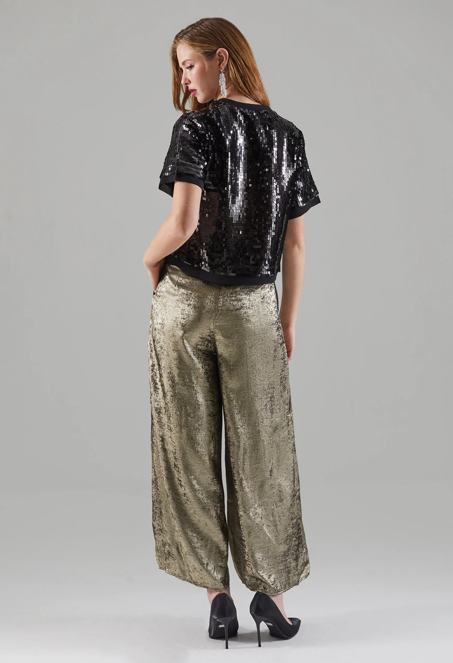 Agleam Shimmer Blouse