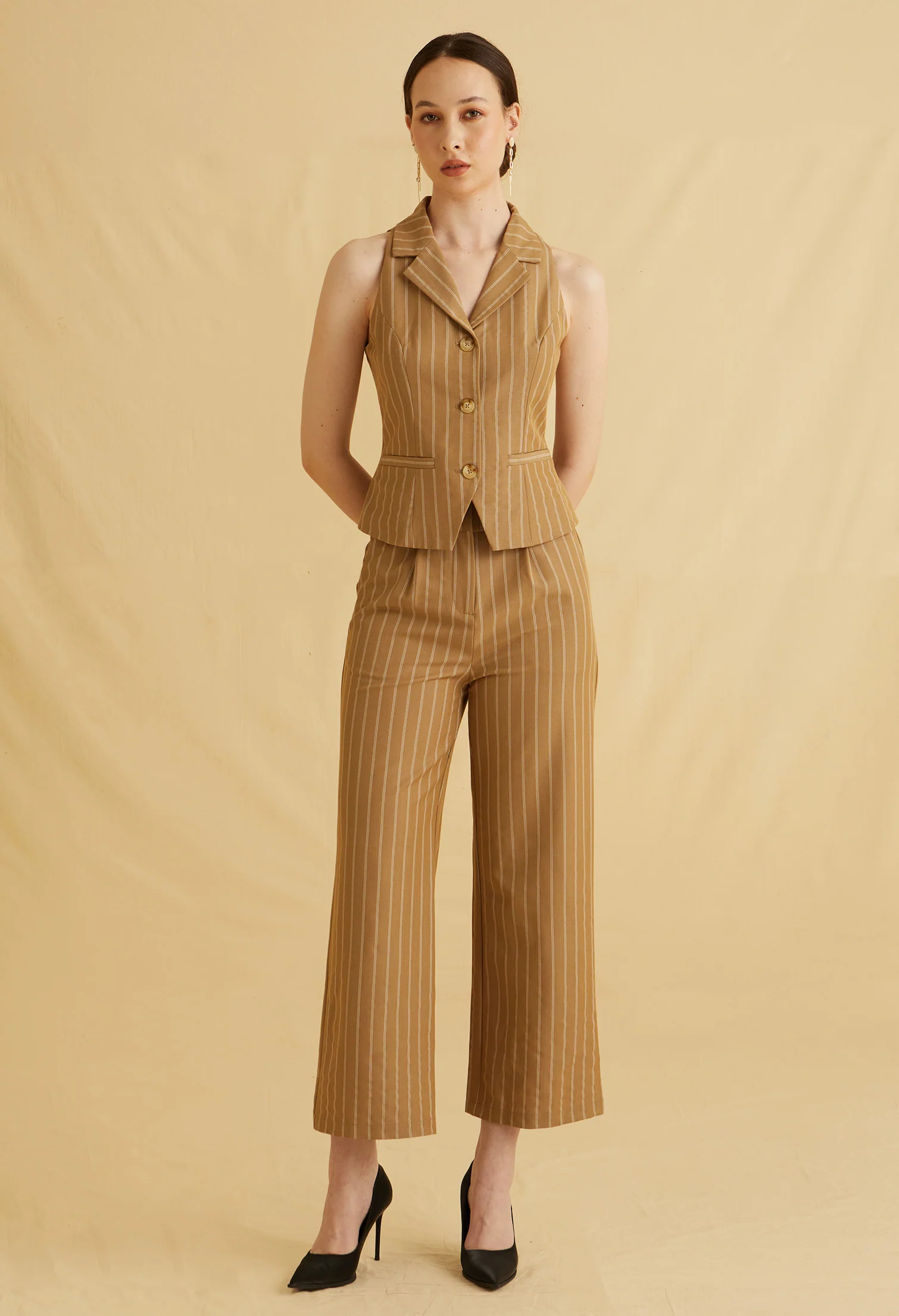 Sharp Line Straight Pants