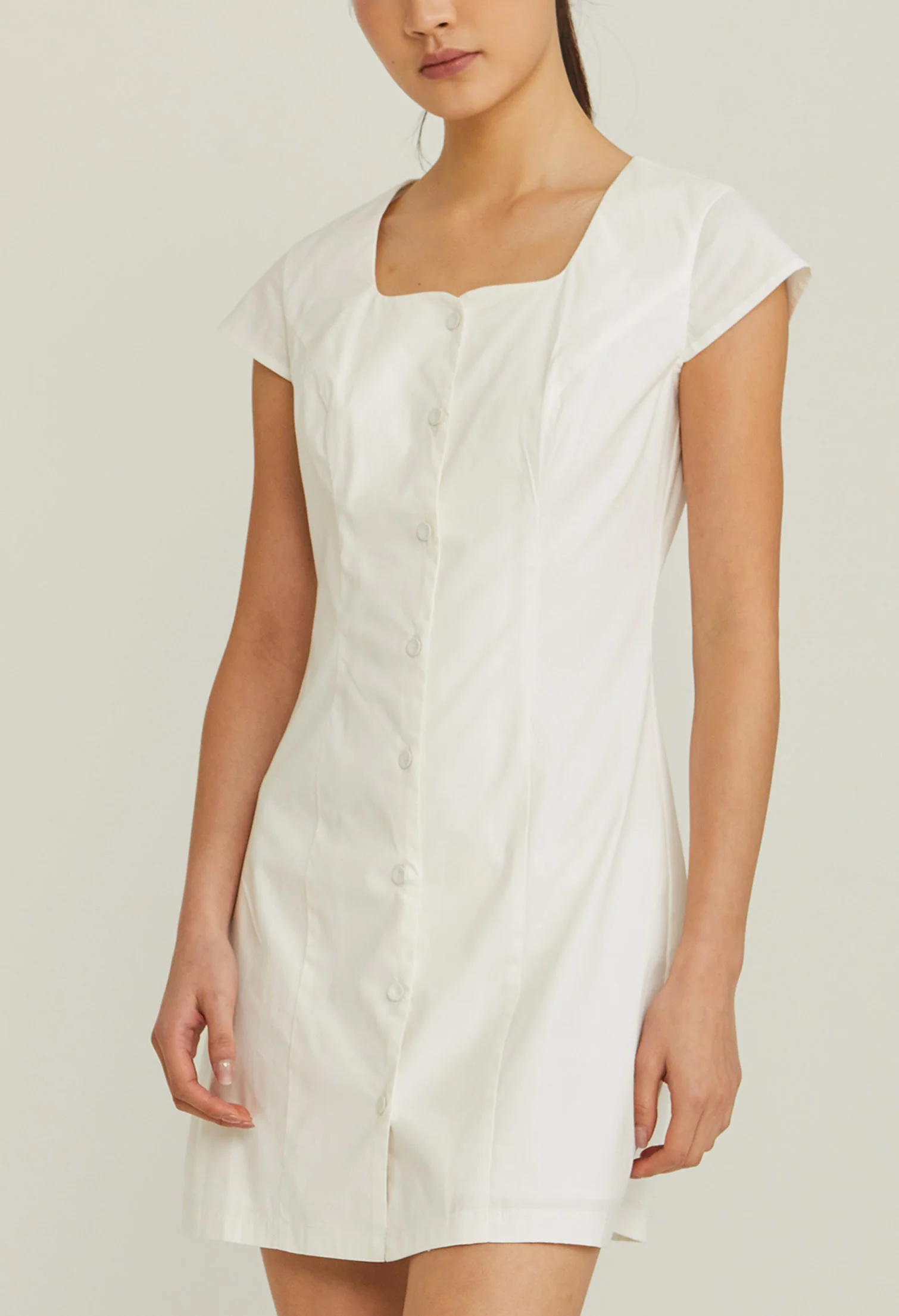 Square Neckline Slip Dress