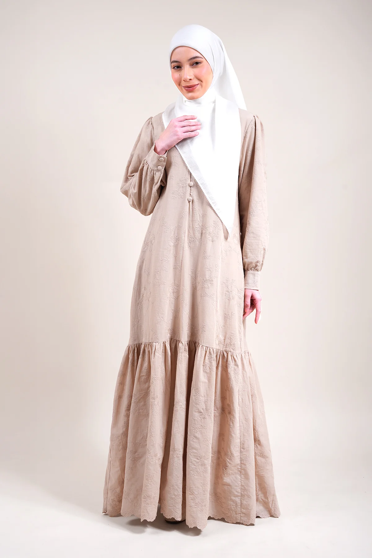 Jazmine Embroidery Jubah